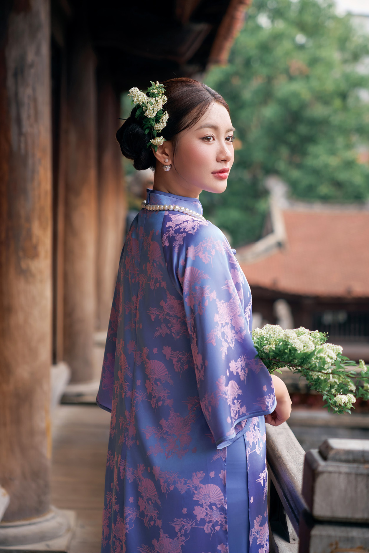 Áo dài nữ 25LF3B6895246/SP2518A