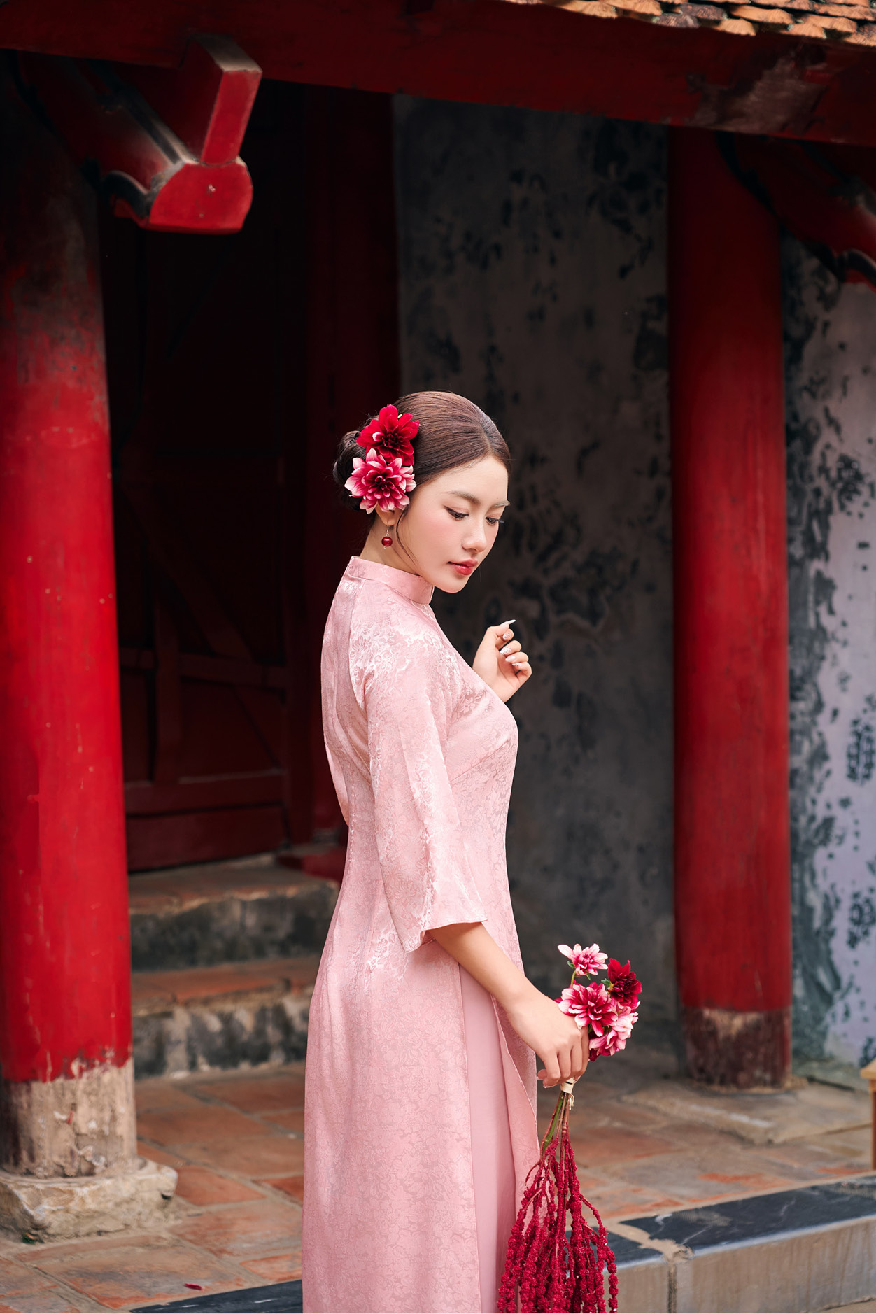 Áo dài nữ 25LF3B6895275/SP2518A