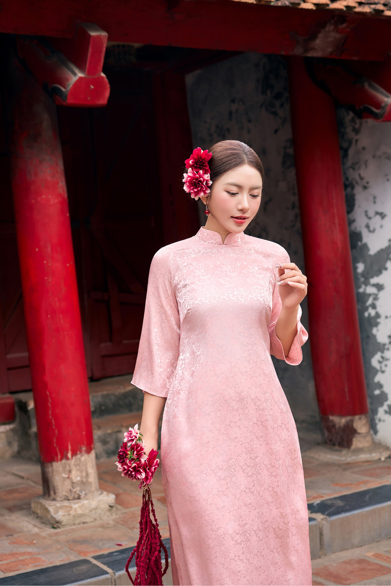 Áo dài nữ 25LF3B6895275/SP2518A