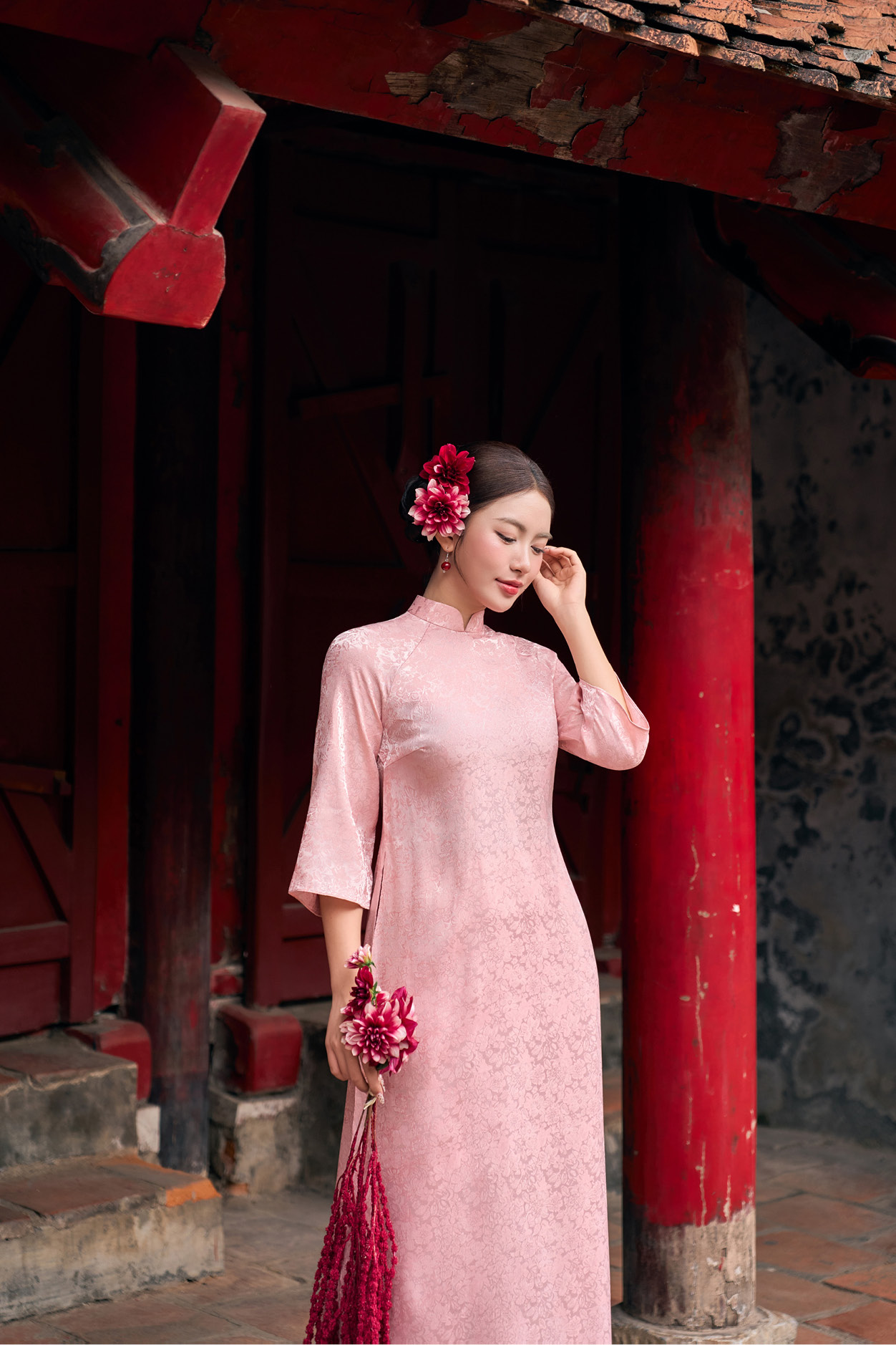 Áo dài nữ 25LF3B6895275/SP2518A