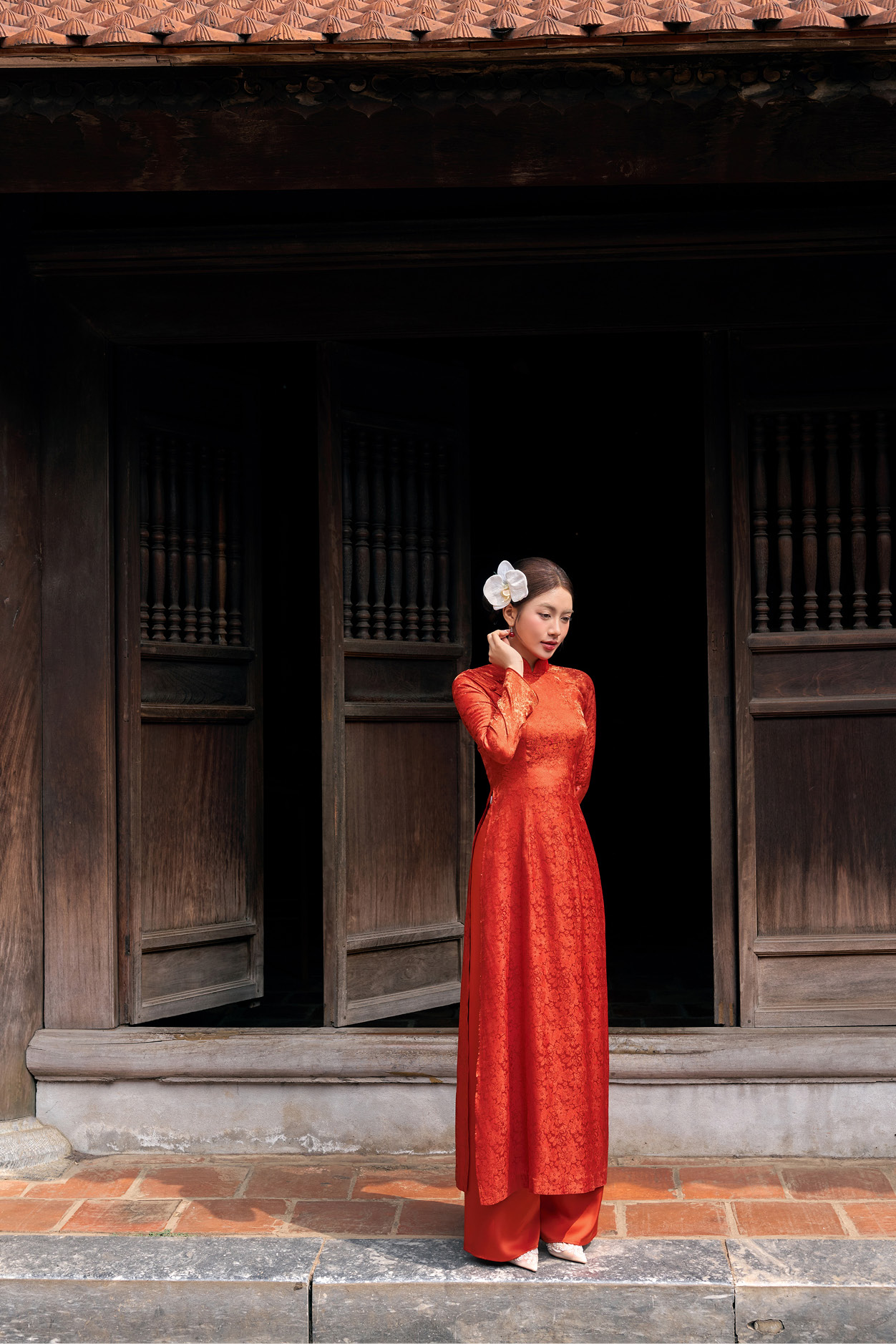 Áo dài nữ 25LF3C6895245/SP2518A