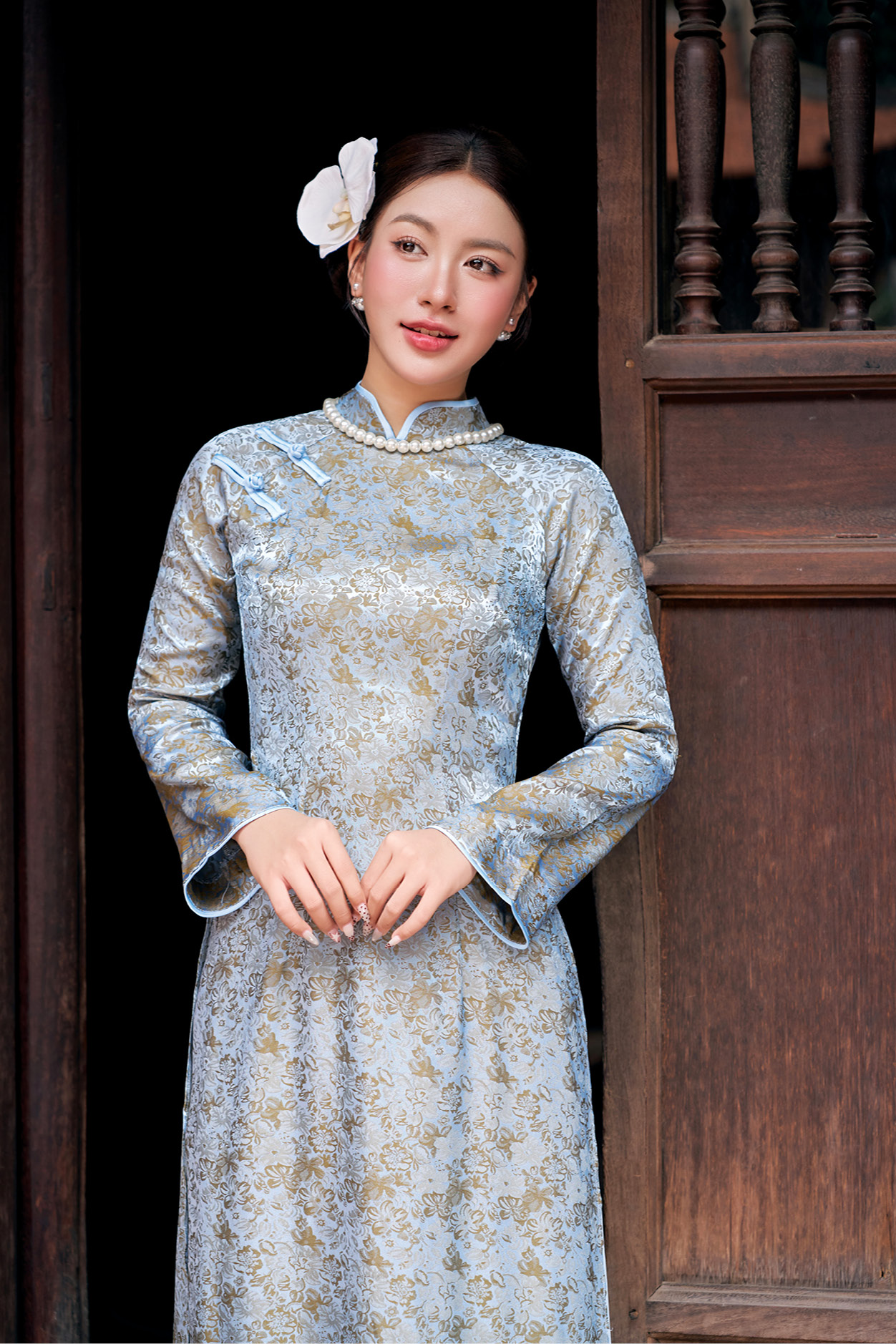 Áo dài nữ 25LF3C6895245/SP2518A