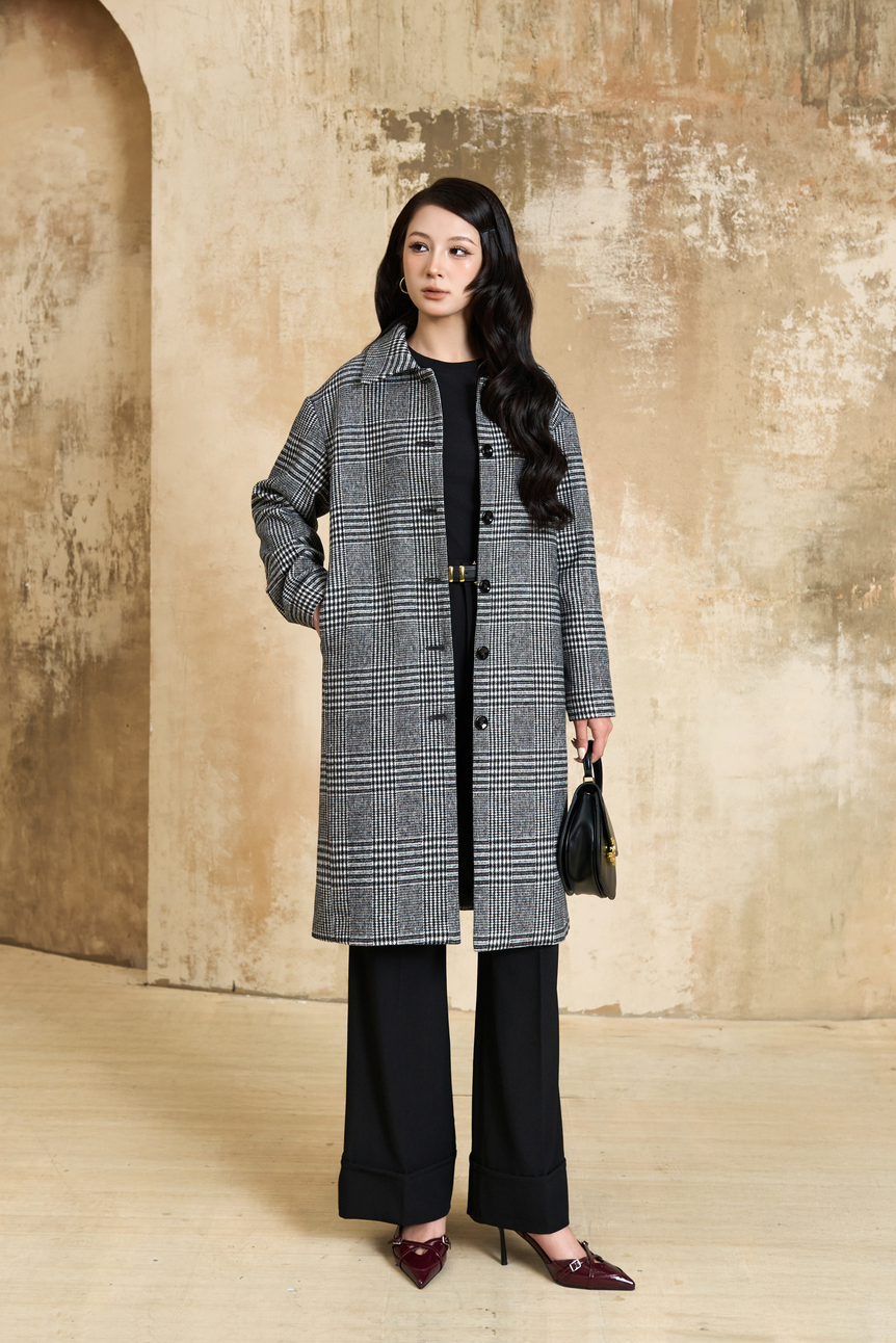 Áo khoác dài nữ 25GF6895159/SP2510