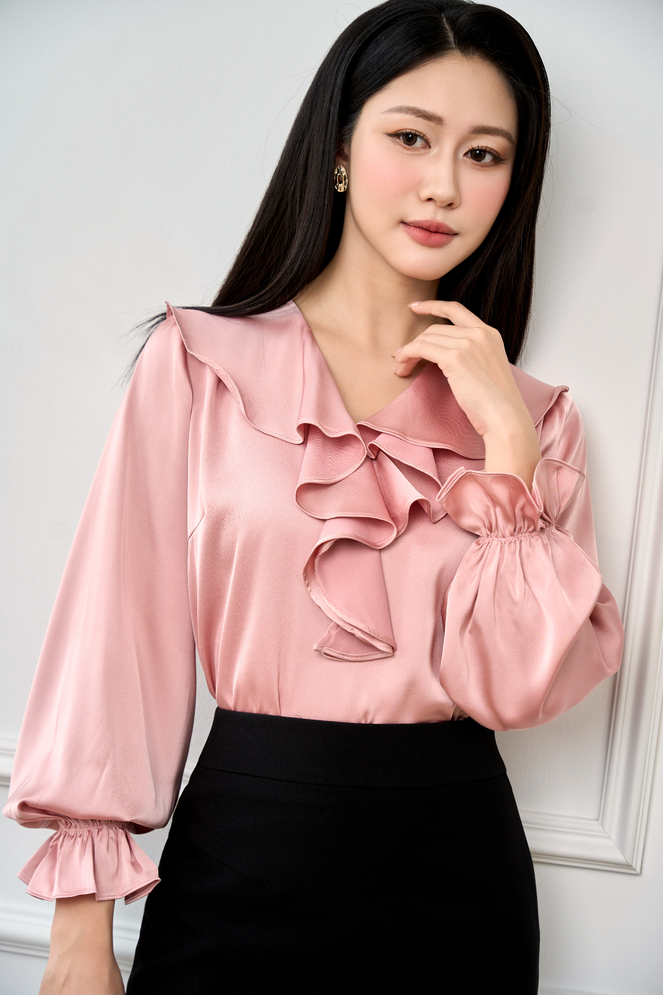 Áo sơ mi nữ 24SF36896180 /SP2410 TP: 100% Polyester