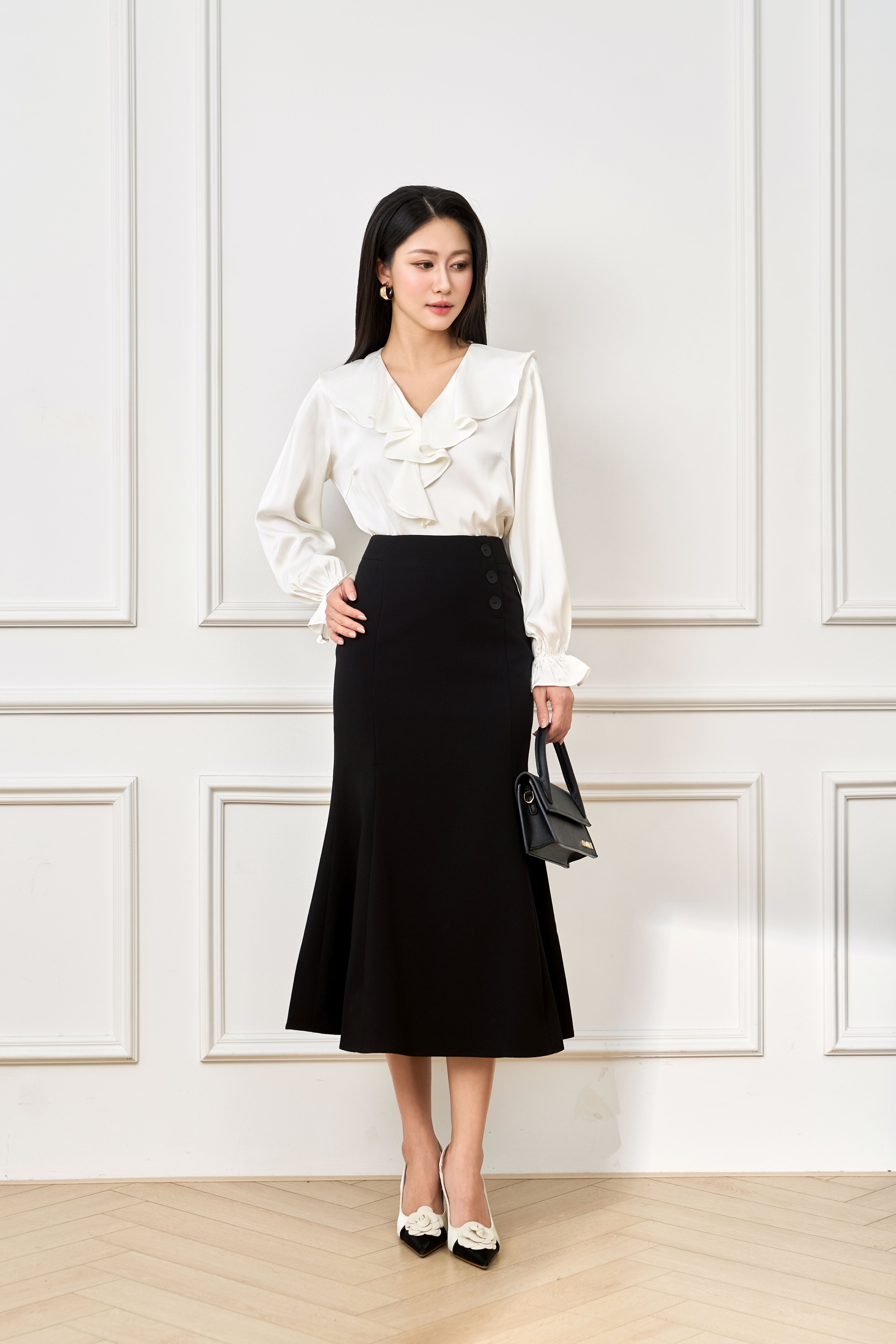 Áo sơ mi nữ 24SF36896180 /SP2410 TP: 100% Polyester