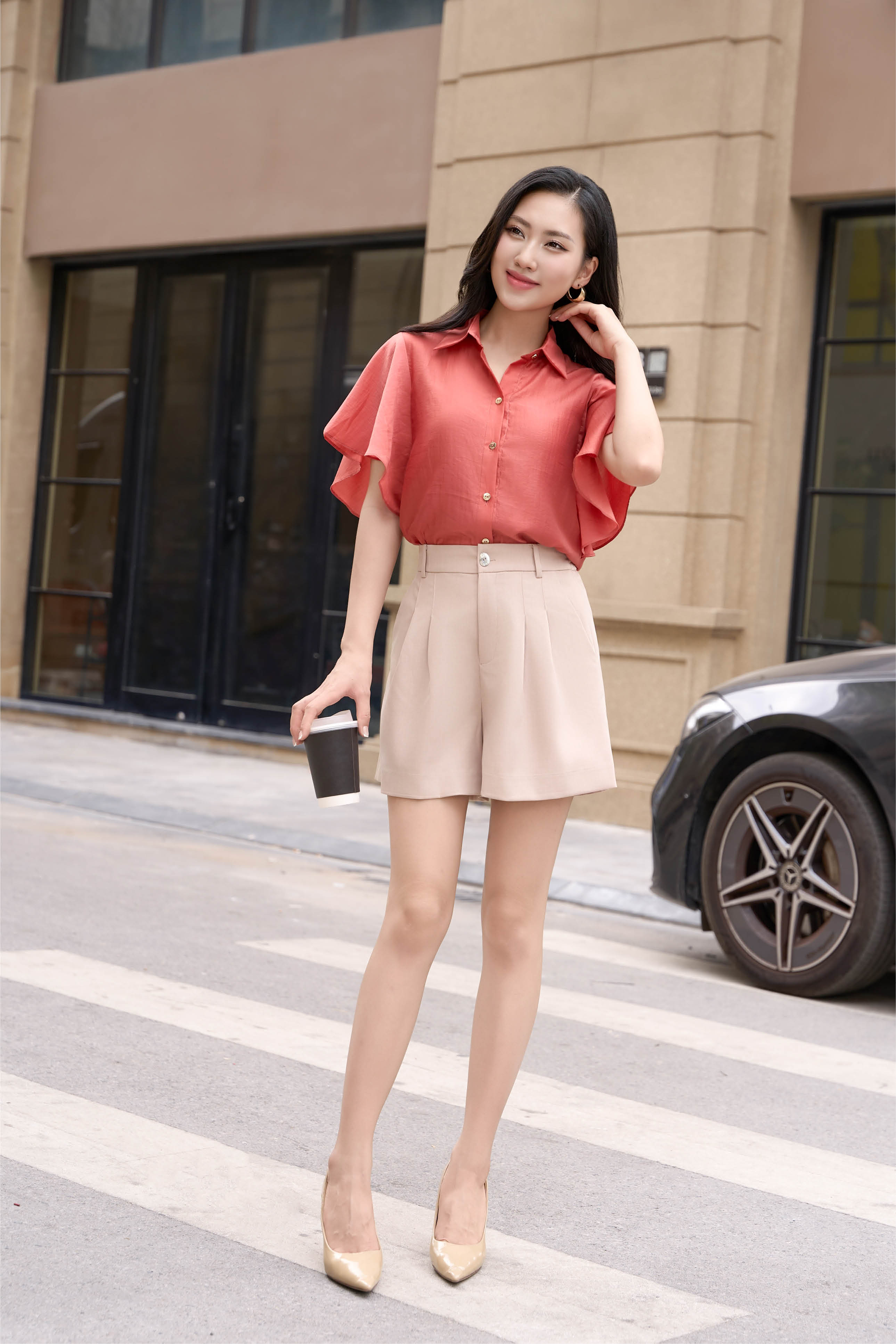 Áo sơ mi nữ 25SF26895194/SP2512