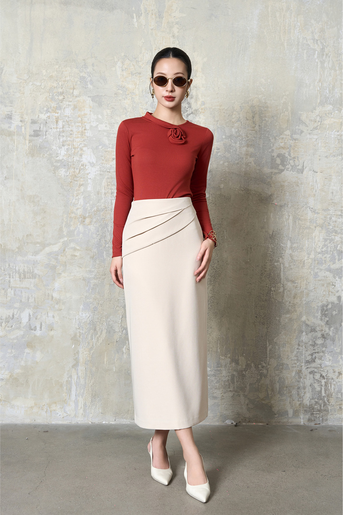Chân váy nữ 25MF36895197/SP2514
