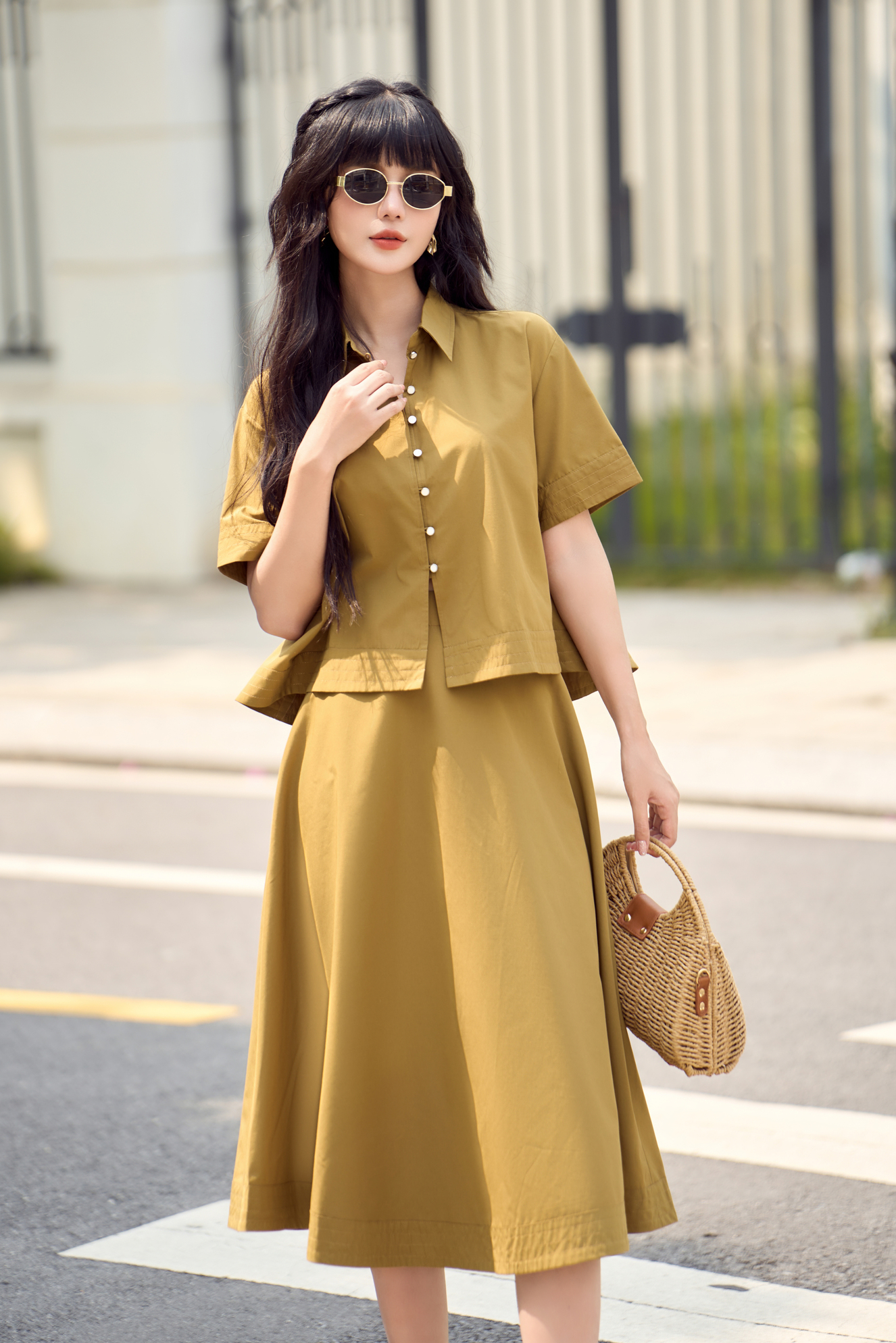 Chân váy nữ 25MF36896087 /SP2505