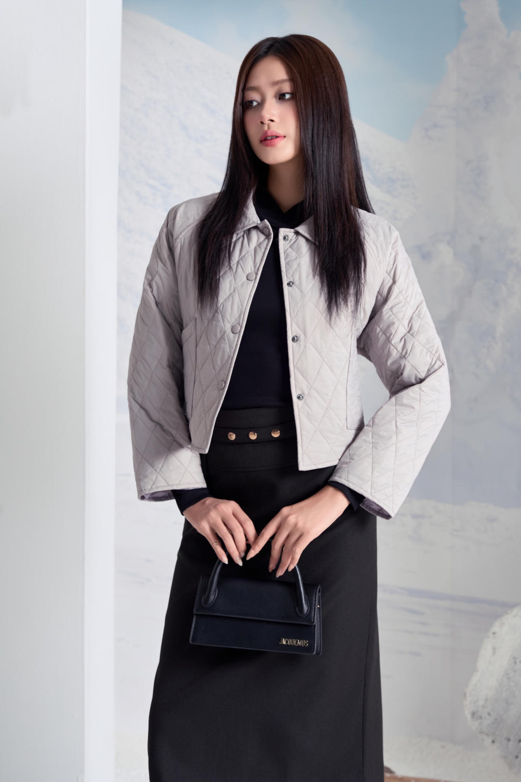 Chân váy ôm nữ 24MF36818130/SP2408