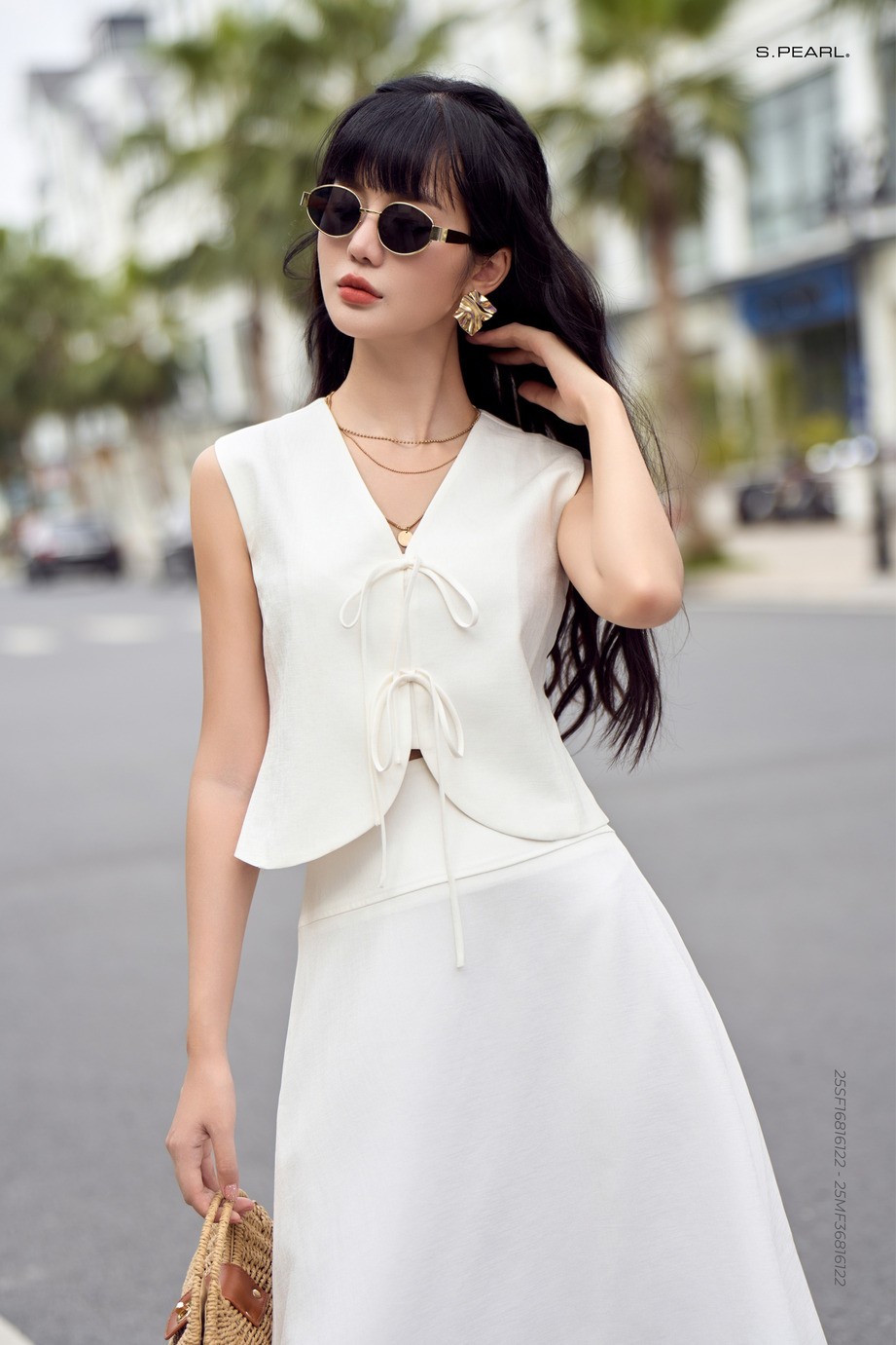 Chân váy xòe nữ 25MF36816122/SP2506