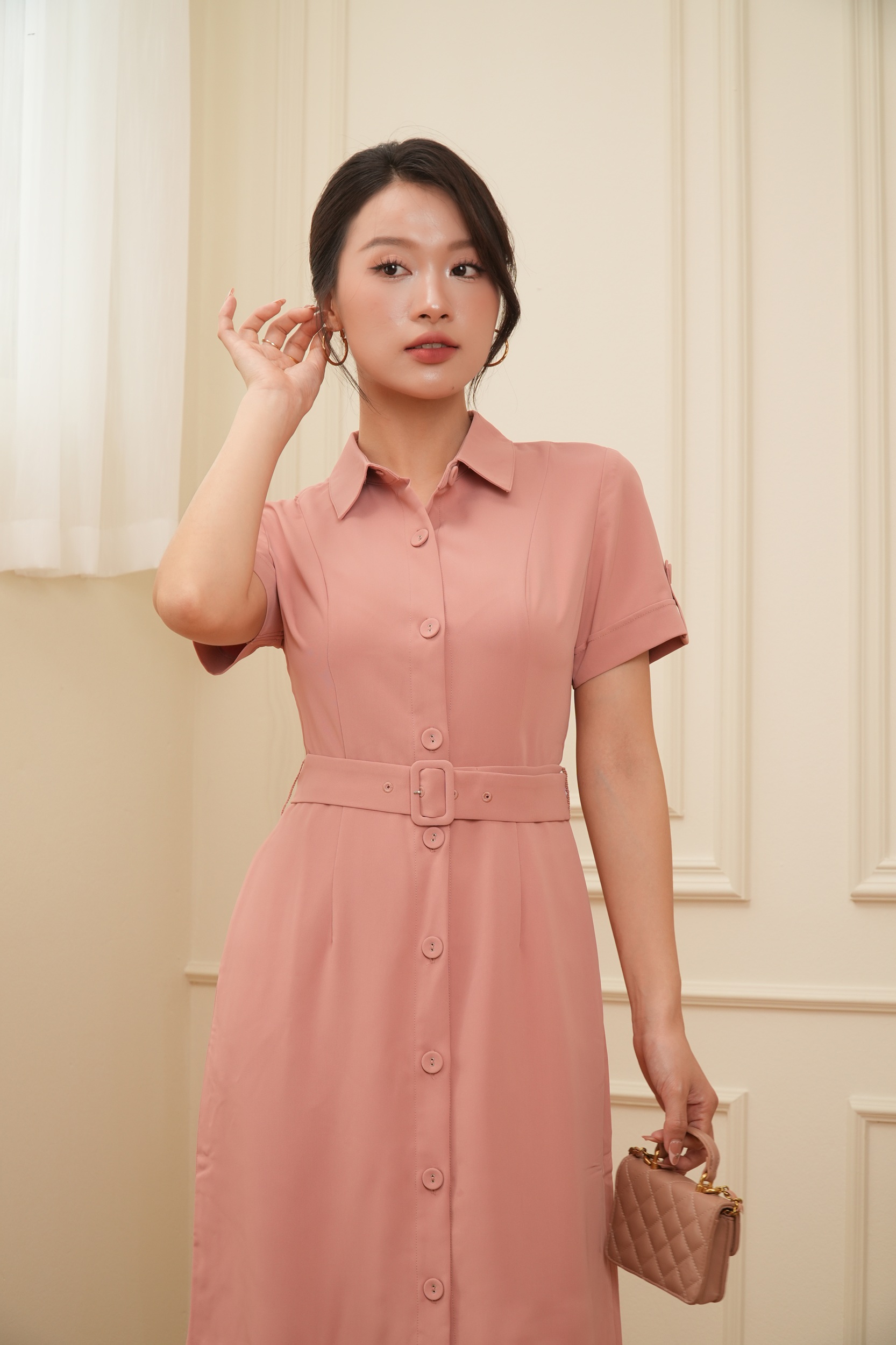Đầm liền nữ 24LF3B6898070/SP2404