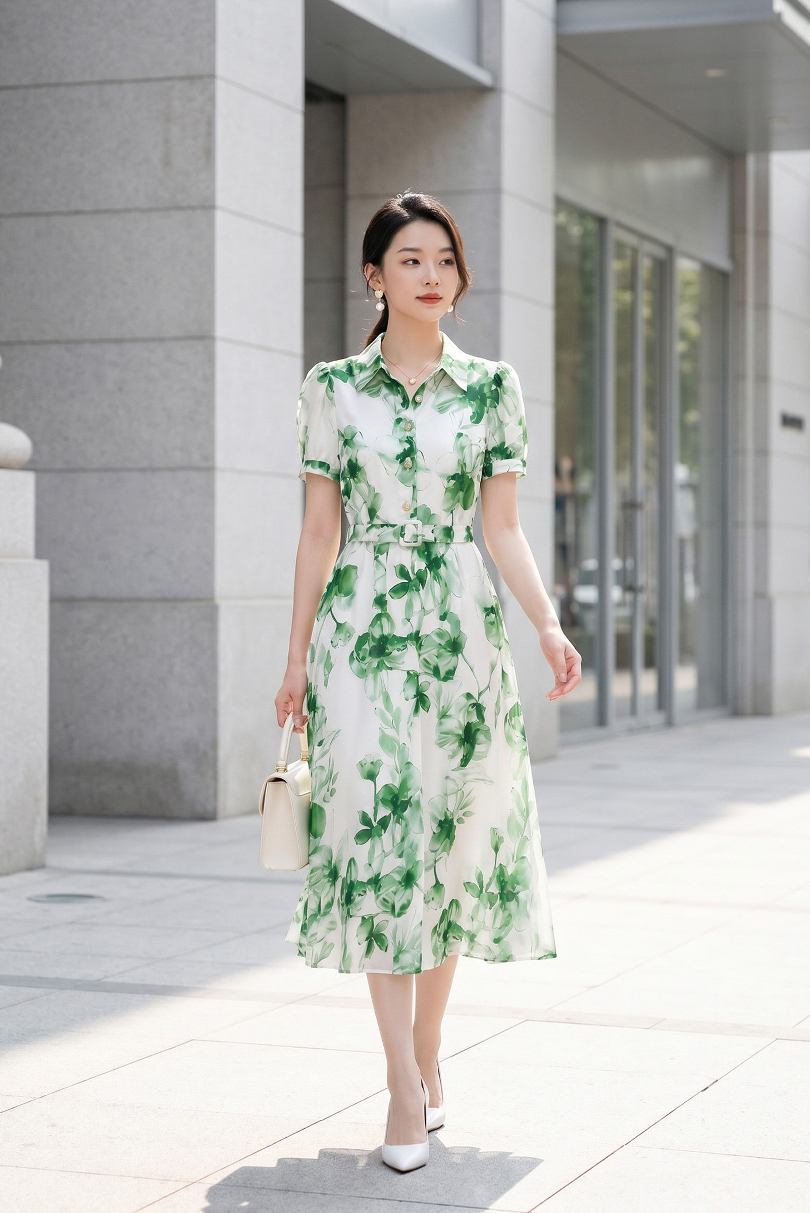 Đầm liền nữ 24LF3B6898071/SP2404
