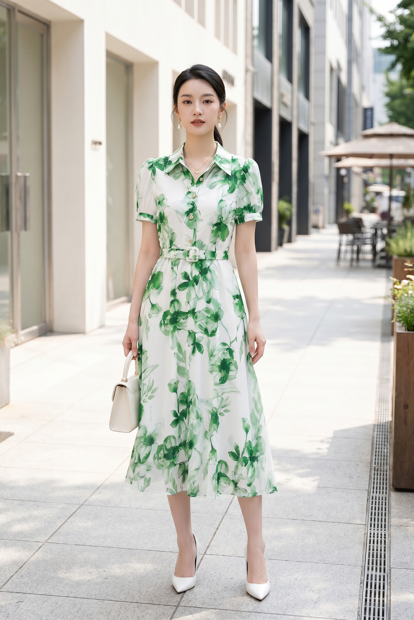 Đầm liền nữ 24LF3B6898071/SP2404