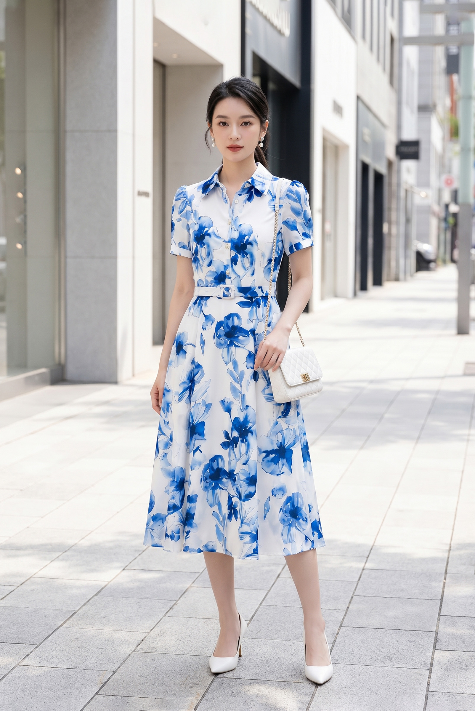 Đầm liền nữ 24LF3B6898071/SP2404