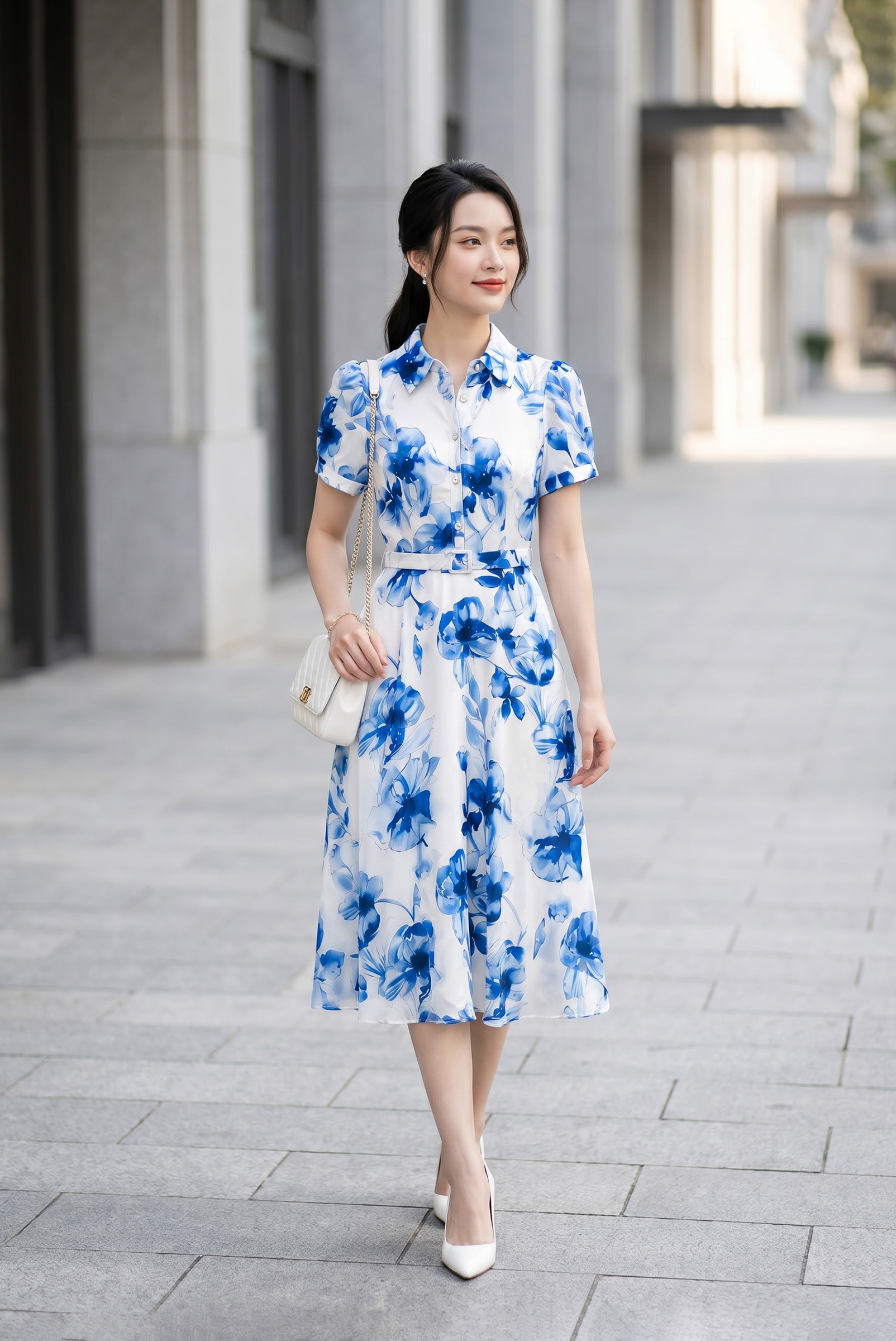 Đầm liền nữ 24LF3B6898071/SP2404