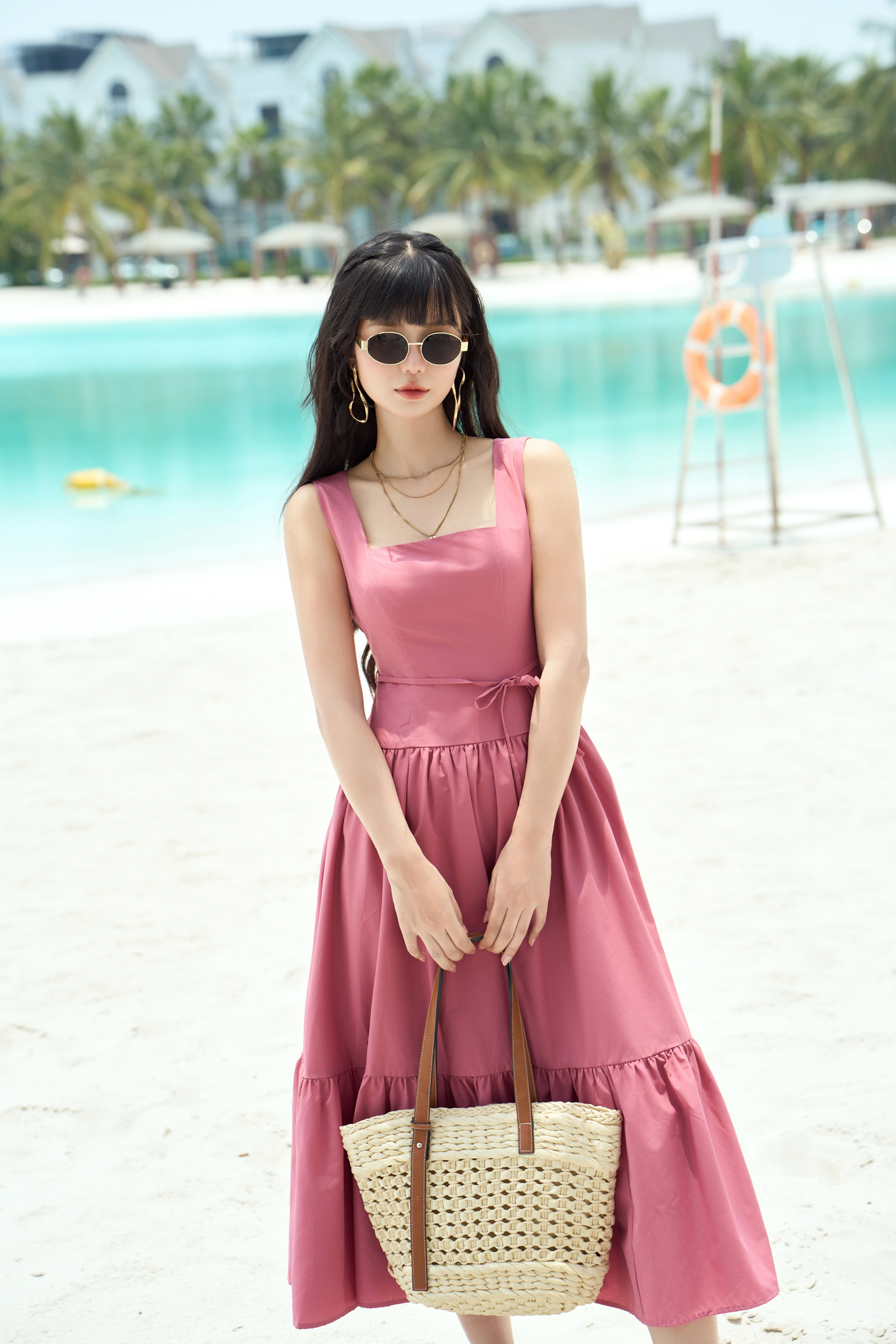 Đầm liền nữ 25LF3A6896111/SP2506