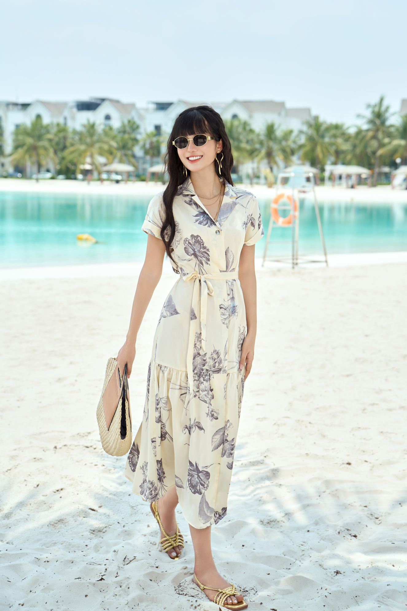 Đầm liền nữ 25LF3B6816119/SP2506