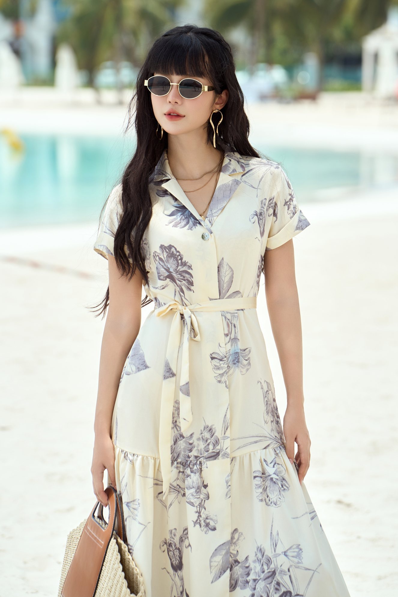 Đầm liền nữ 25LF3B6816119/SP2506