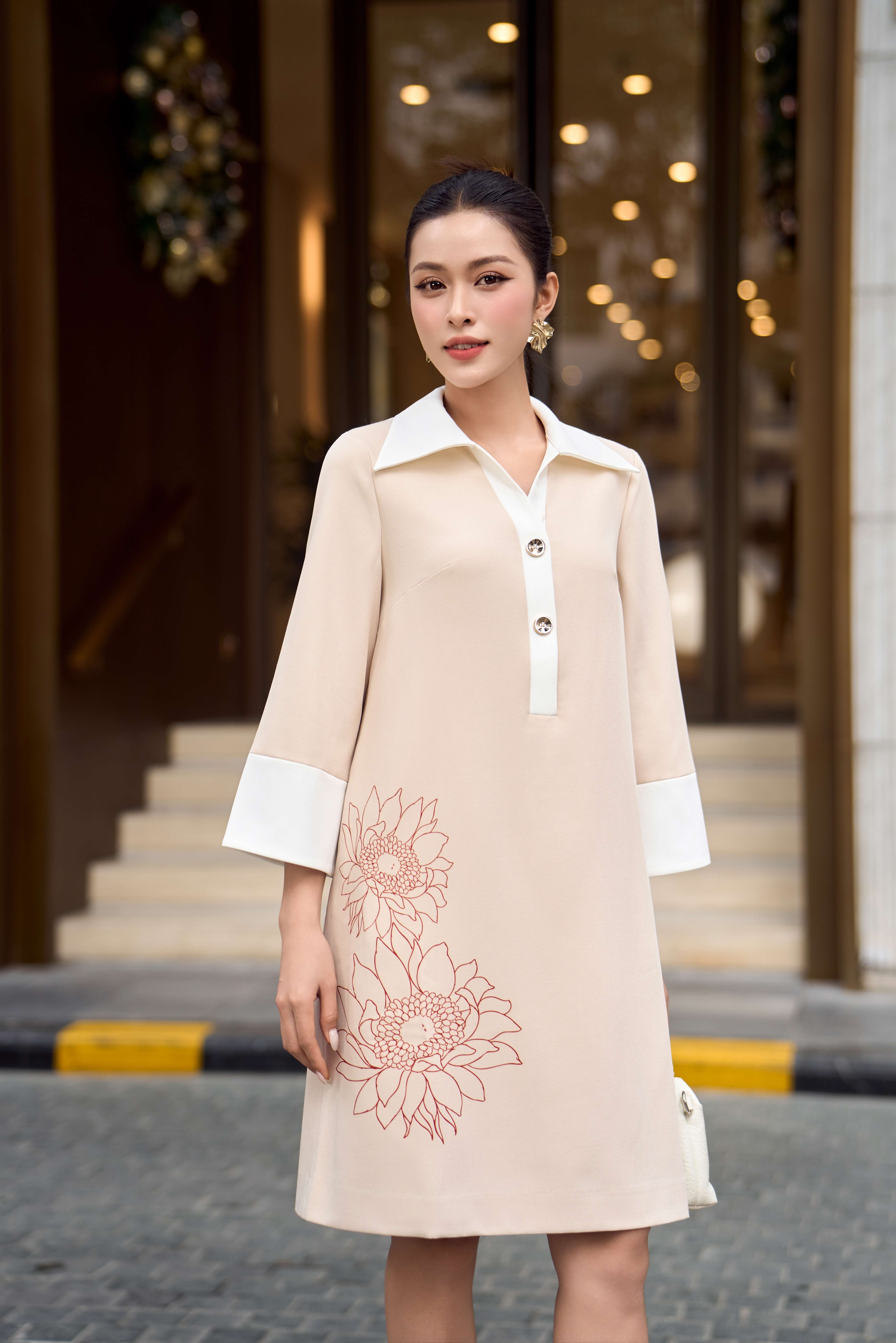 Đầm liền nữ 25LF3B6895201/SP2514