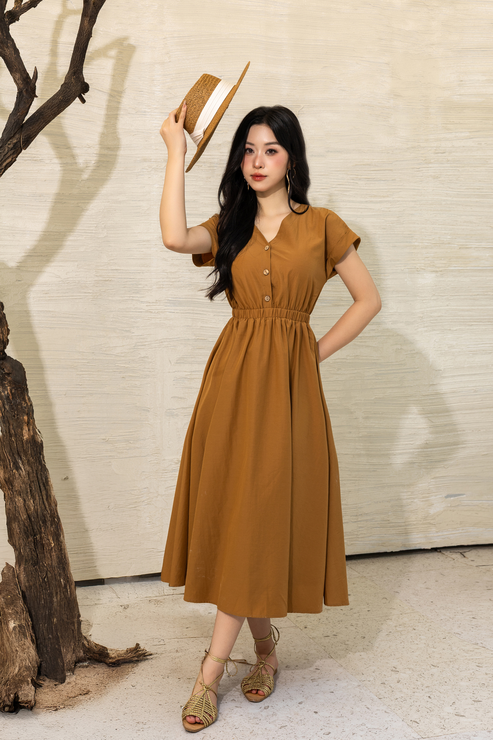 Đầm liền nữ 25LF3B6896080/SP2508