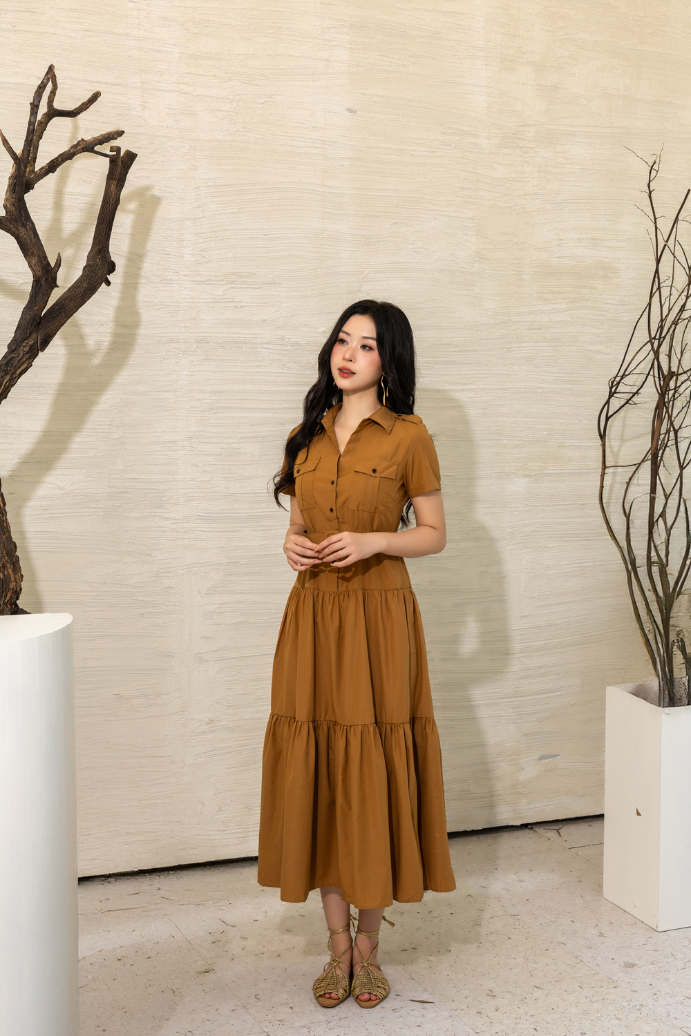 Đầm liền nữ 25LF3B6896082/SP2507