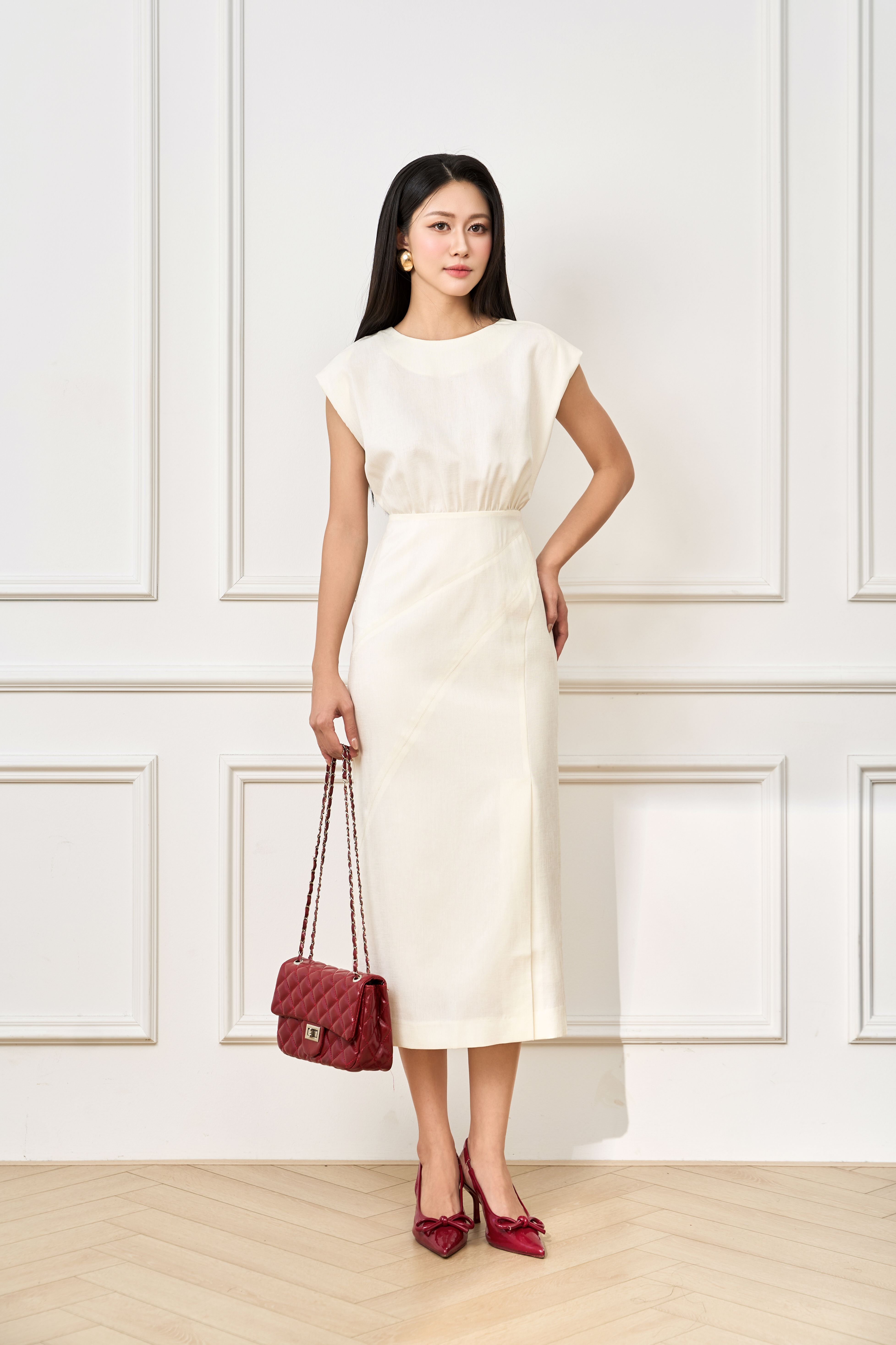 Đầm liền nữ 26LF3B6815052/SP2605