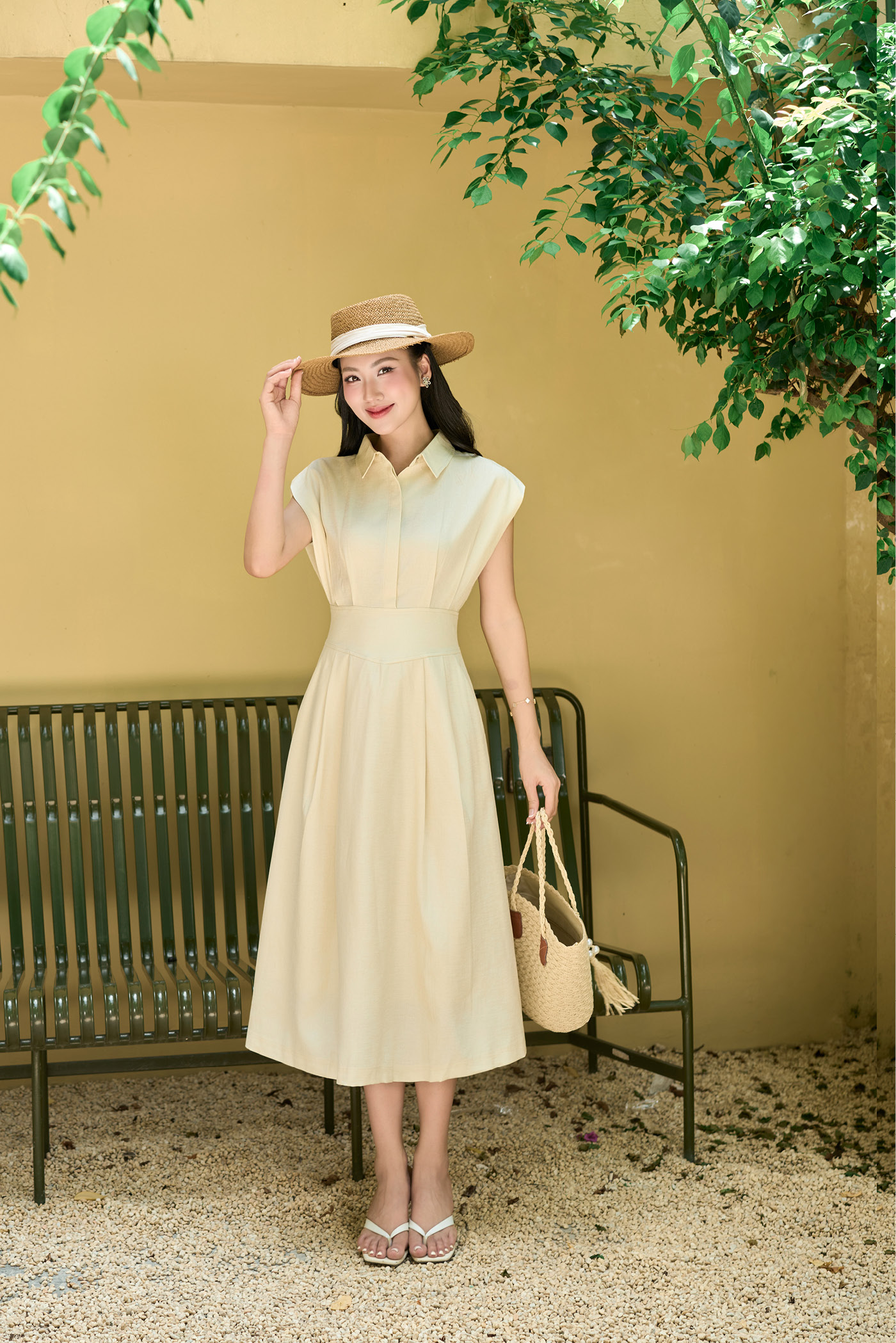 Đầm liền nữ 26LF3B6895064/SP2604