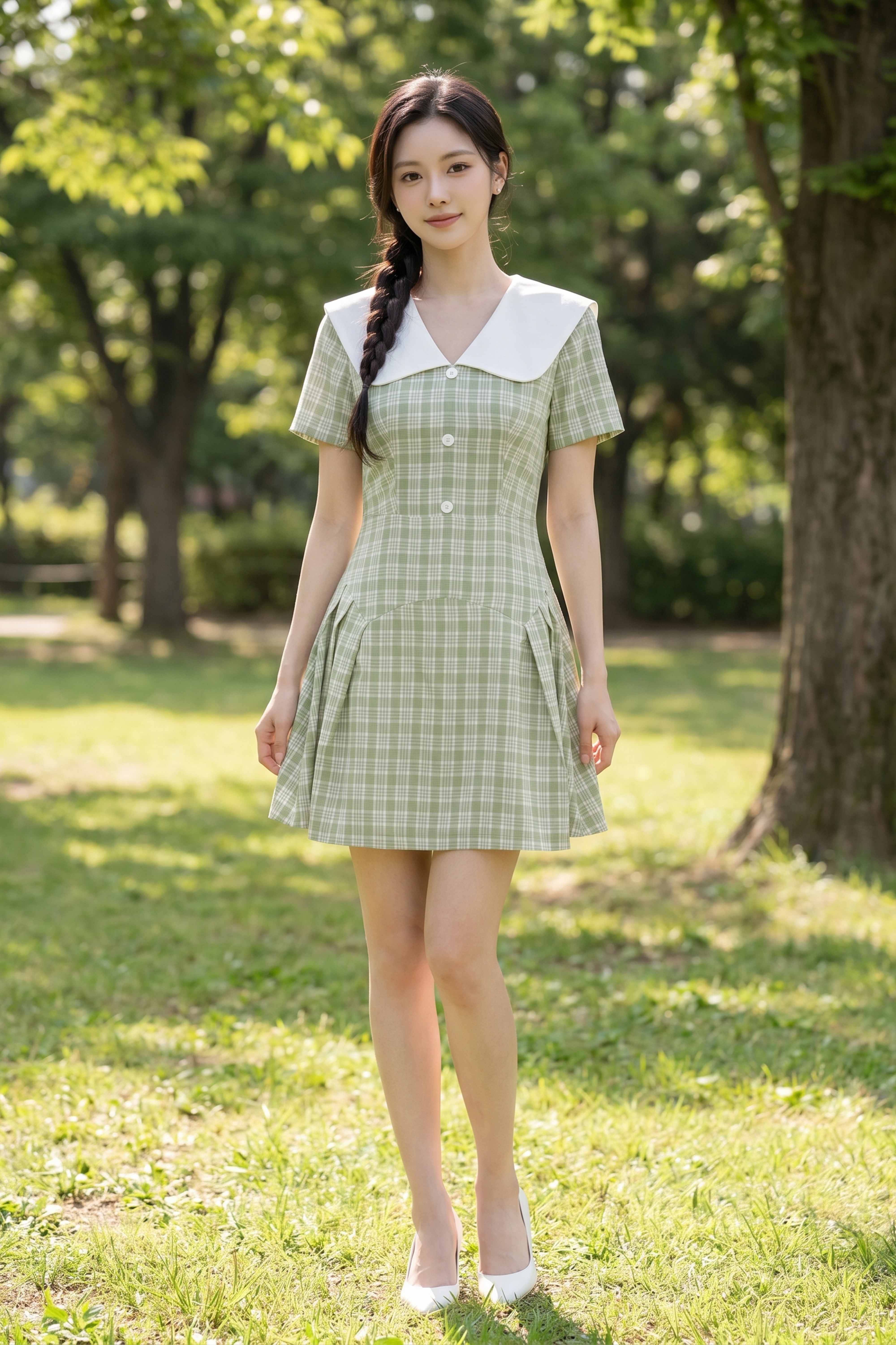 Đầm nữ Mãhàng:23DW1B56017-Size:XL Thànhphần:100%Polyester