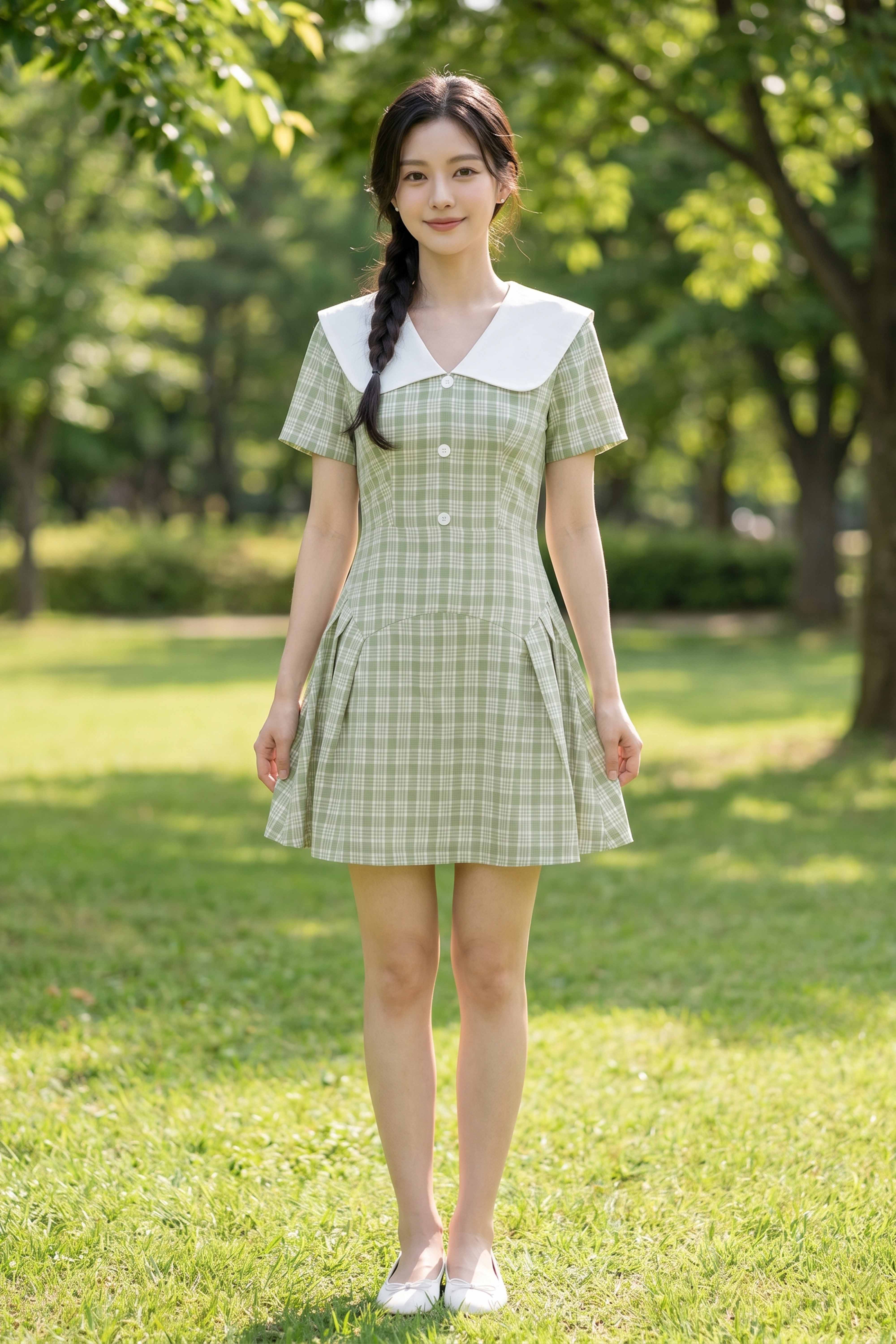 Đầm nữ Mãhàng:23DW1B56017-Size:XL Thànhphần:100%Polyester
