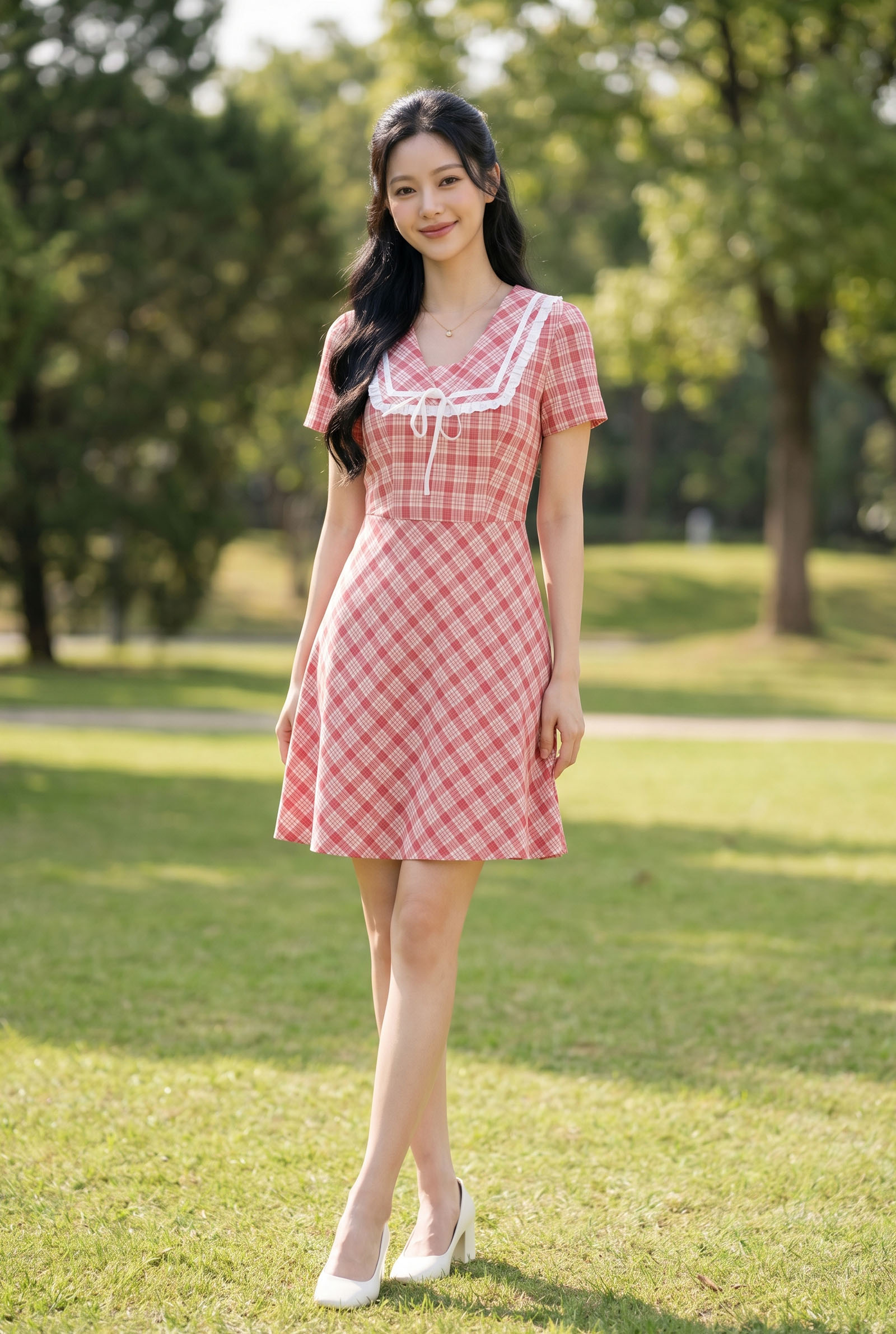 Đầm nữ Mãhàng:23DW1B58018-Size:XL Thànhphần:100%Polyester