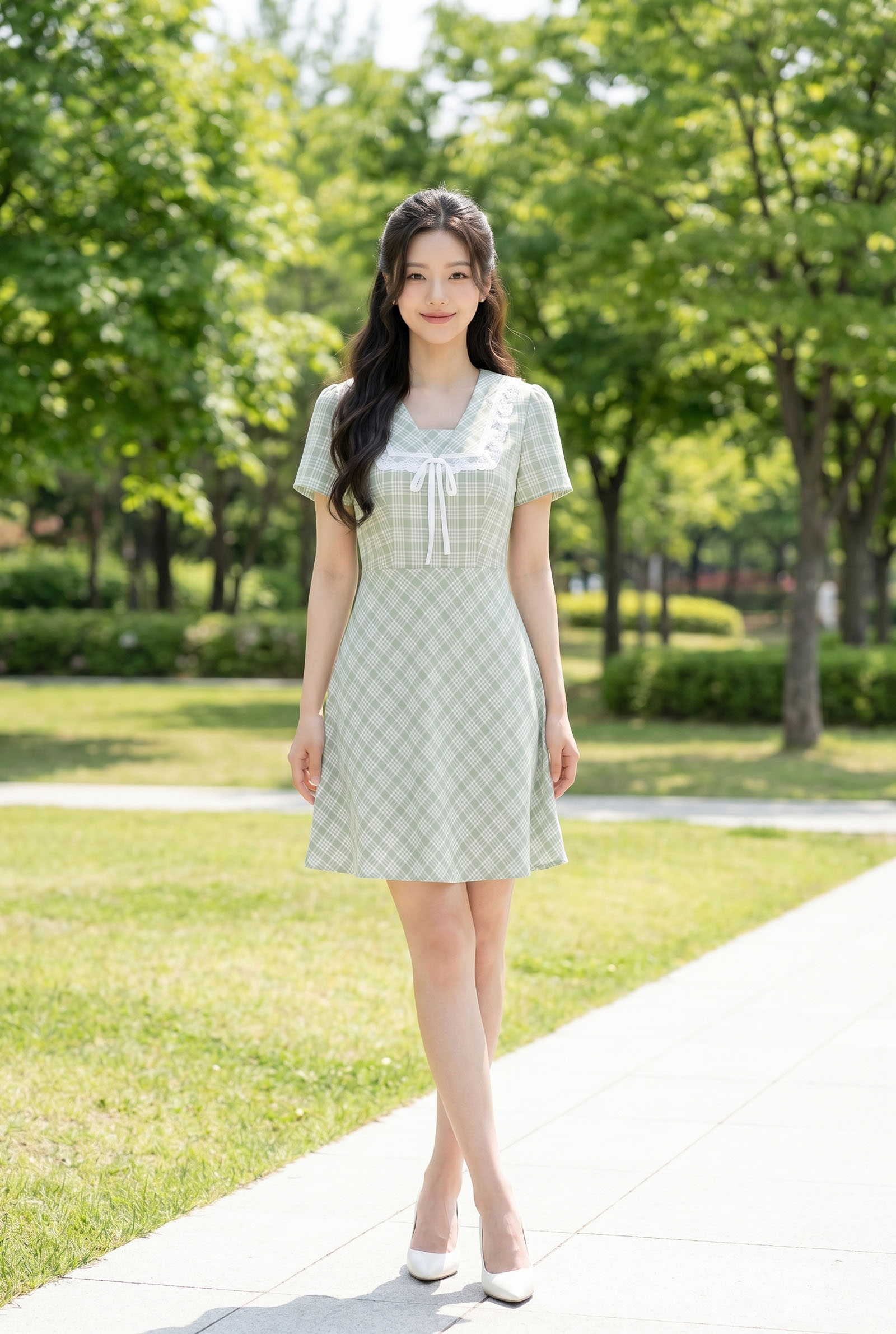 Đầm nữ Mãhàng:23DW1B58018-Size:XL Thànhphần:100%Polyester