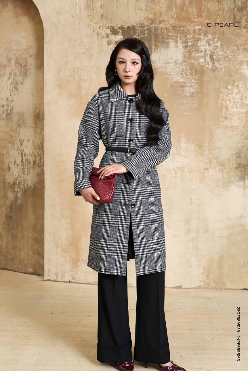 Quần xuông nữ 24PF6896163 /SP2410 TP: 95% Polyester 5%spandex