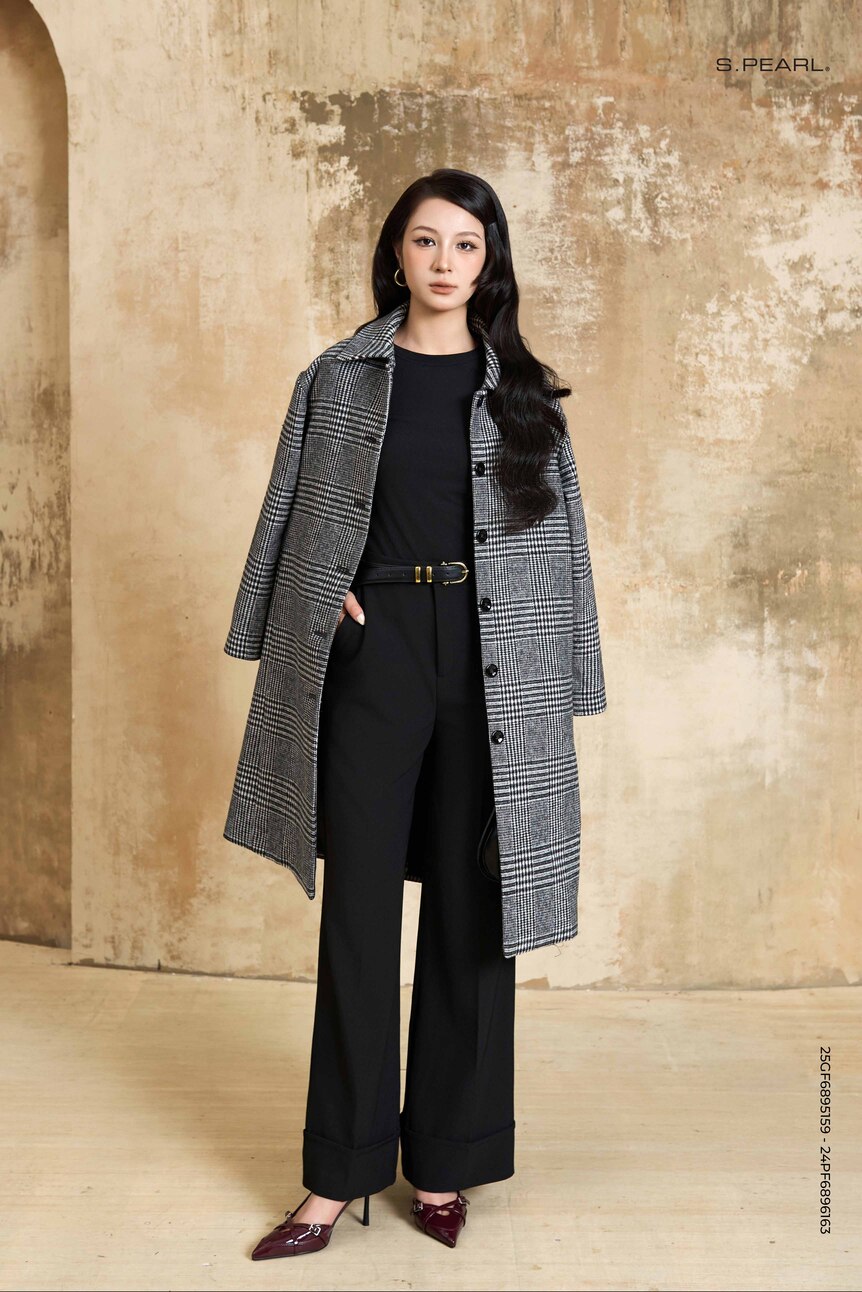 Quần xuông nữ 24PF6896163 /SP2410 TP: 95% Polyester 5%spandex