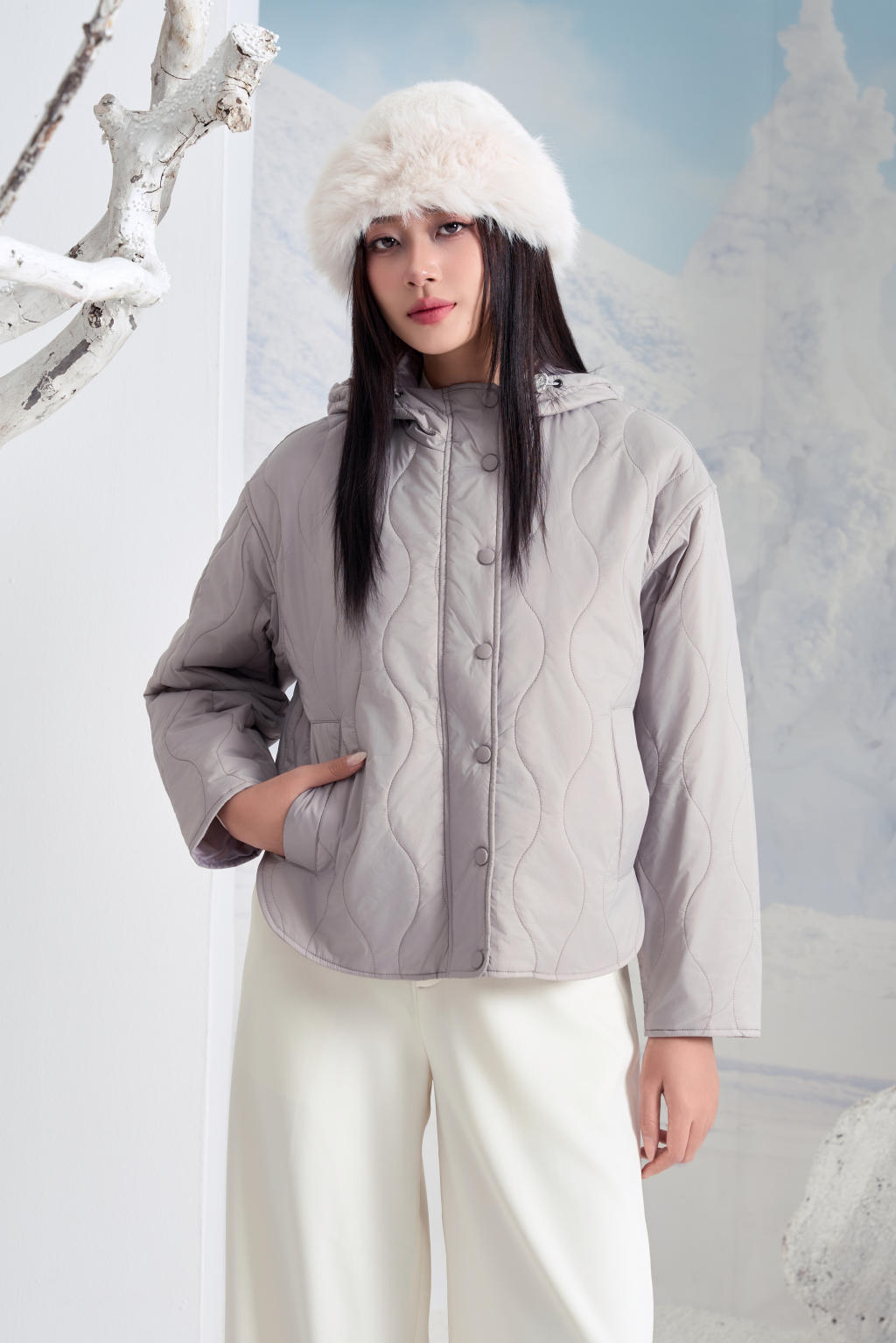 Quần xuông nữ 25PF6895188/SP2512