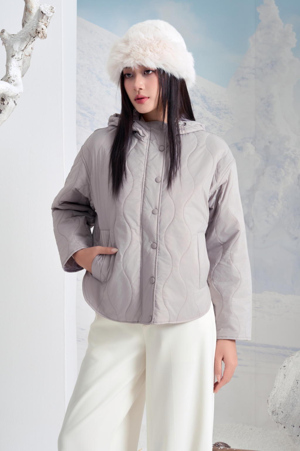 Quần xuông nữ 25PF6895188/SP2512