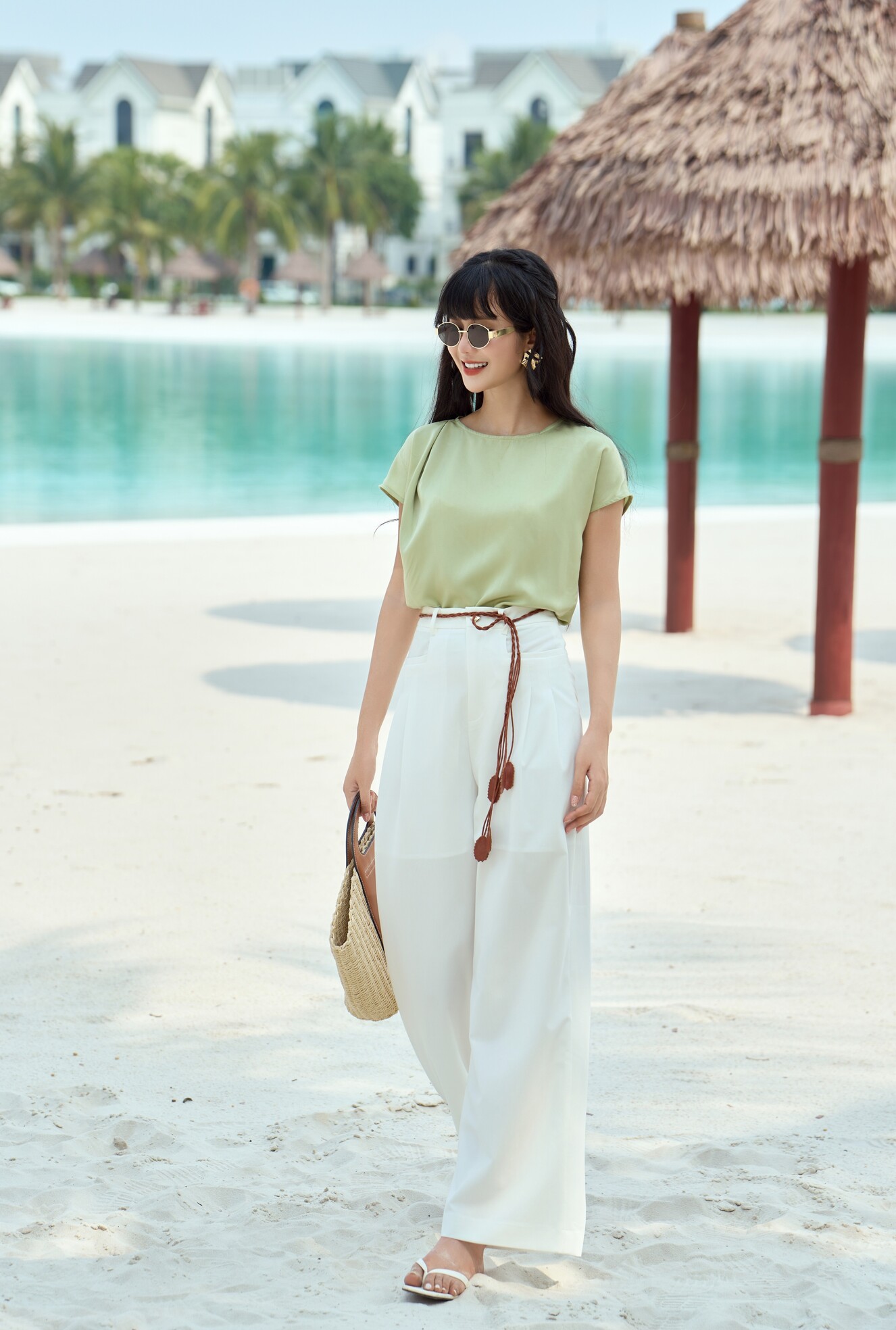 Quần xuông nữ 25PF6896141/SP2508