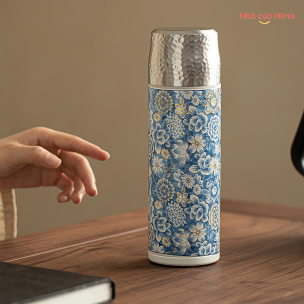 Bình giữ nhiệt đổng hoa 480ml