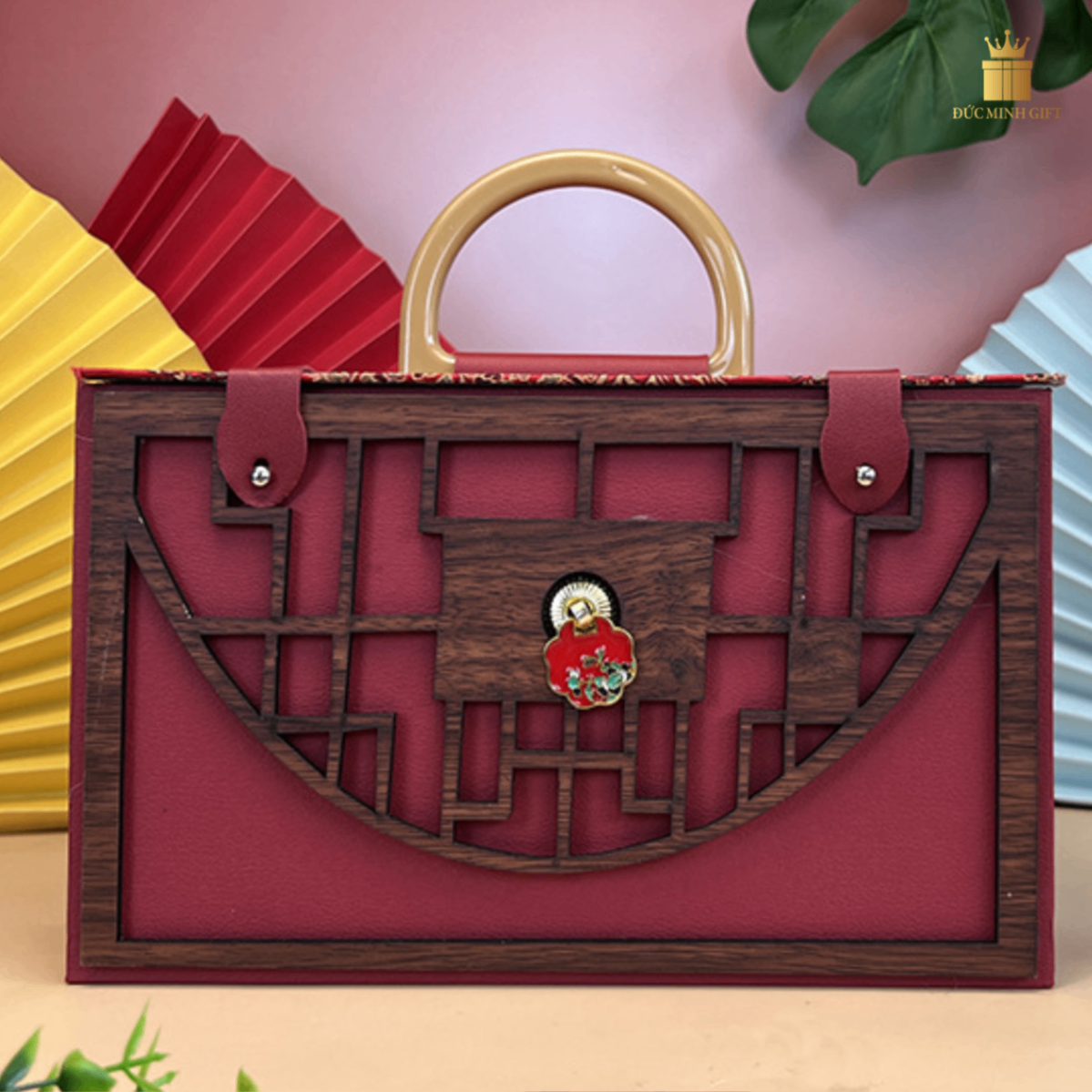 Hộp quà tặng gấm cao cấp 26x17x16,3cm