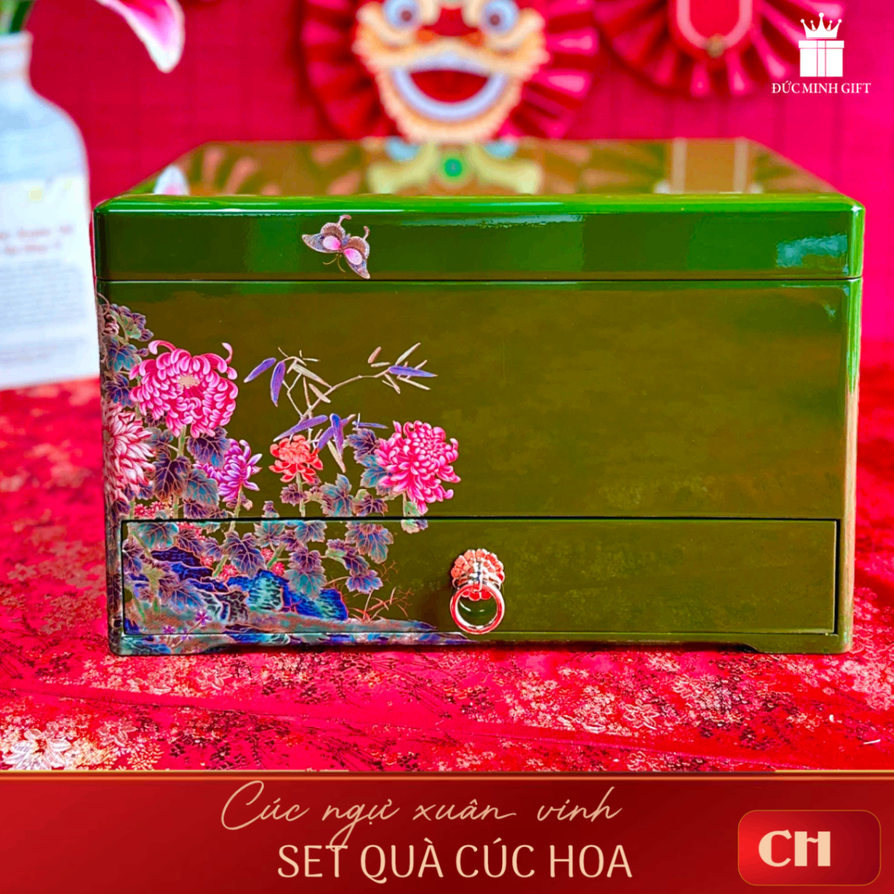 Set qùa Cúc Hoa - Cúc ngự xuân vinh