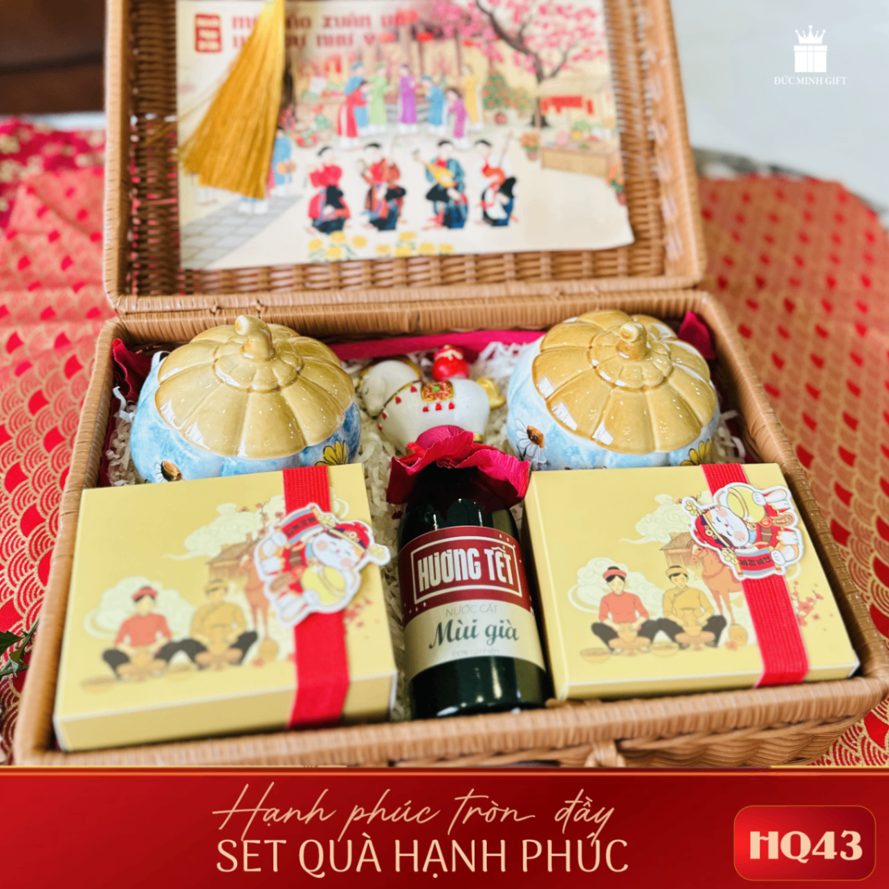 Hộp quà Tết Hạnh Phúc 2026