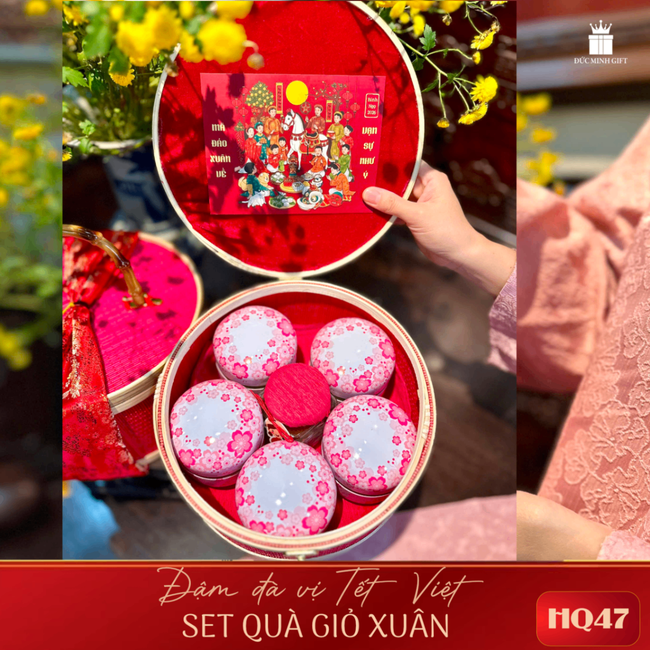 Set quà Giỏ Xuân