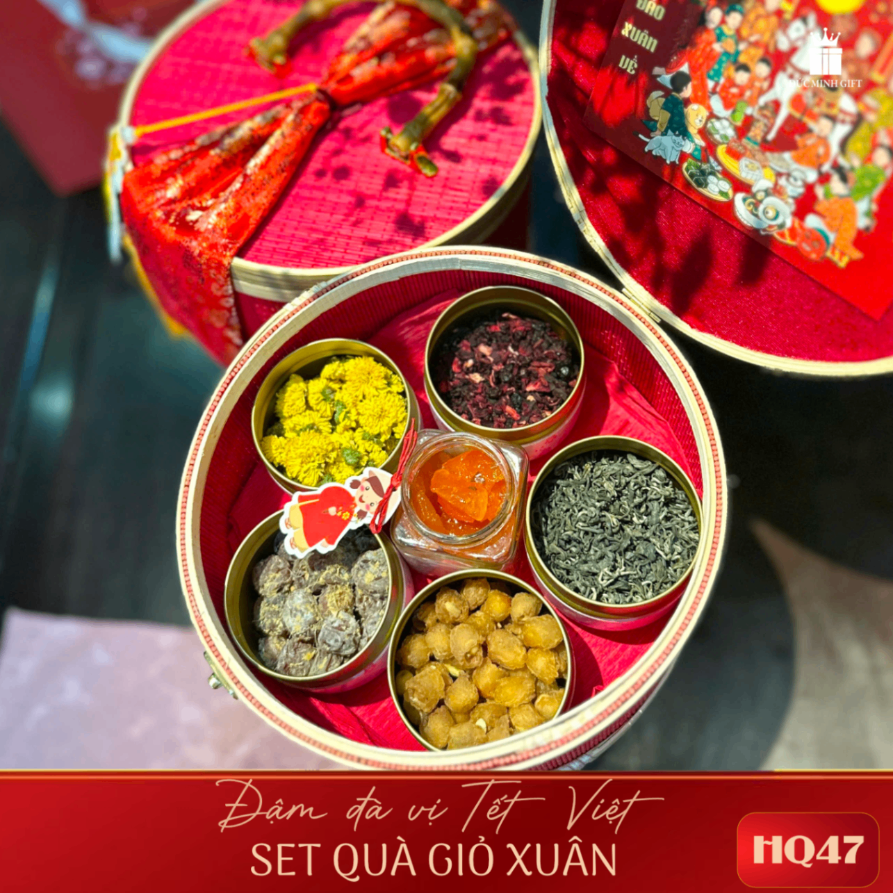 Set quà Giỏ Xuân