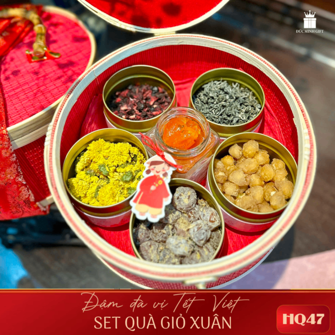 Set quà Giỏ Xuân