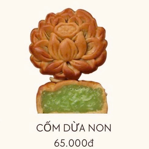 Bánh trung thu 150gr vị cốm dừa non