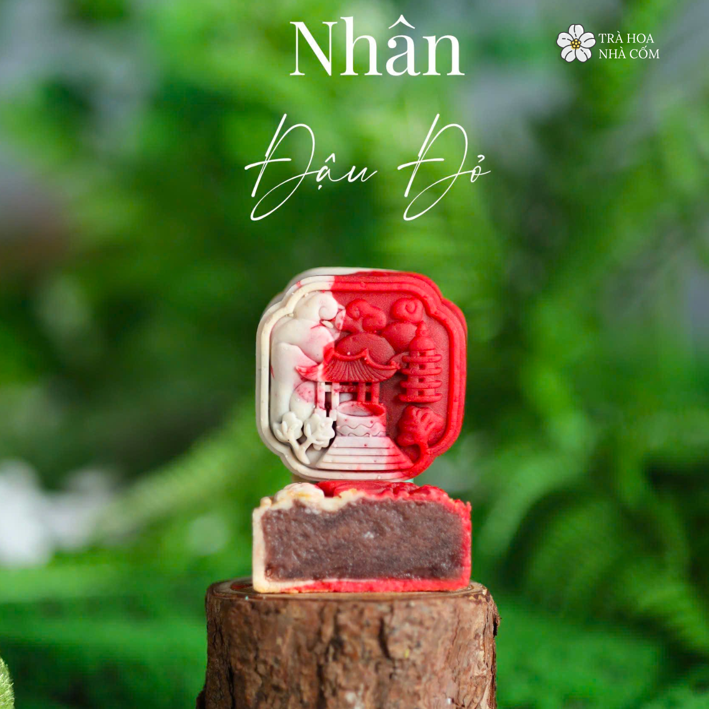 Bánh trung thu mini 65gr nhân đậu đỏ