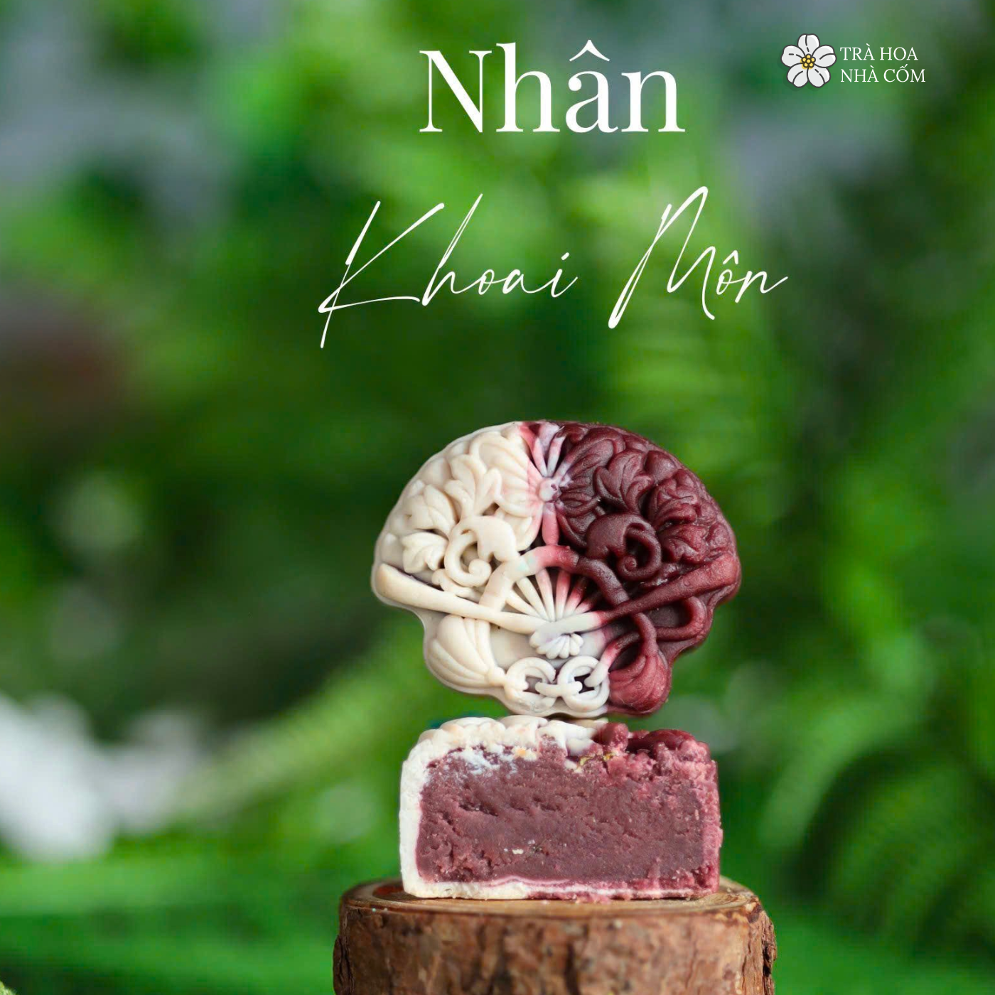 Bánh trung thu mini 65gr nhân khoai môn