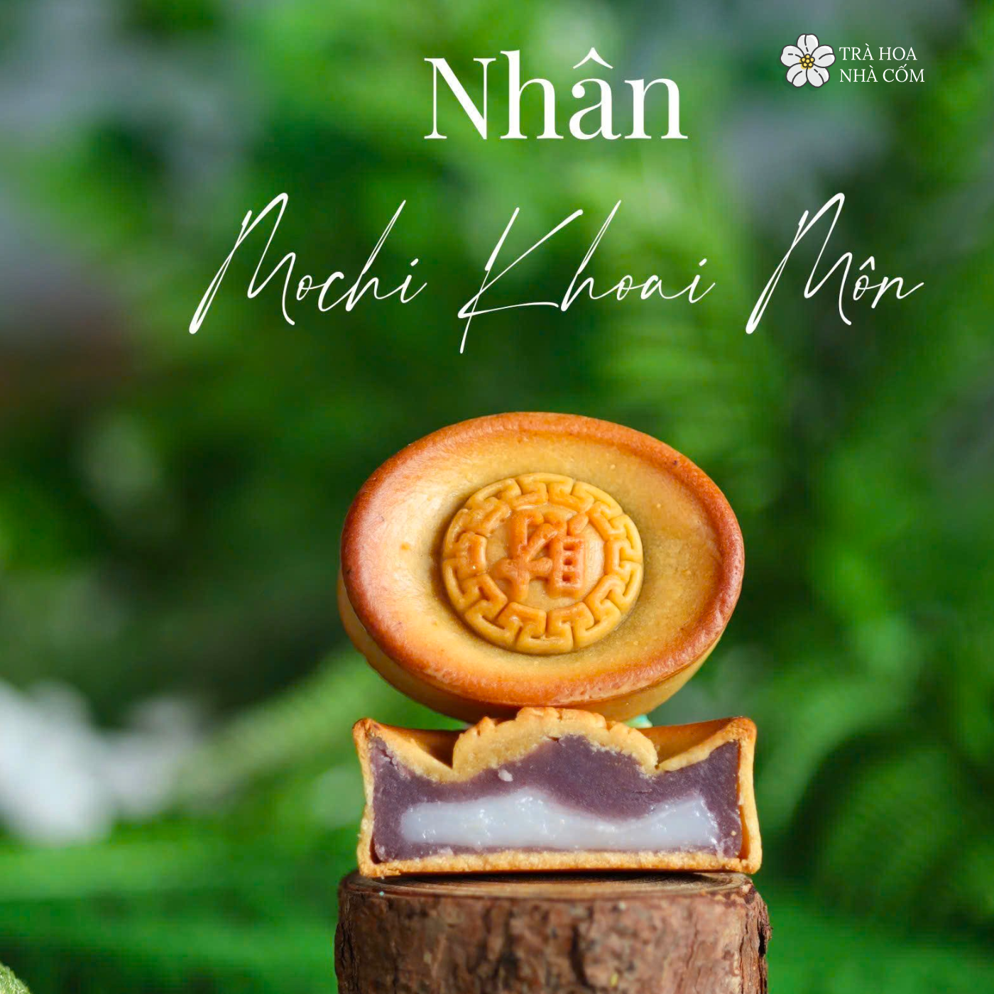 Bánh trung thu mini 65gr nhân mochi khoai môn