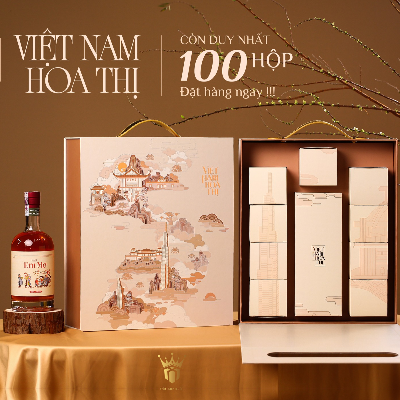 Hộp quà Việt Nam Hoa Thị