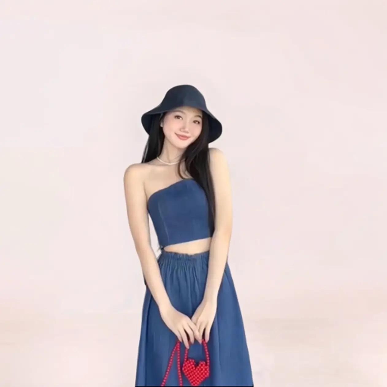 CHÂN VÁY DÀI CUTOUT