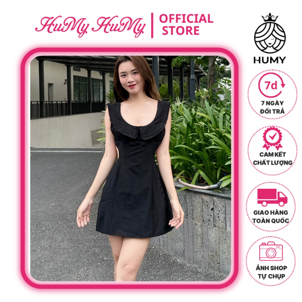 ĐẦM ĐEN CUTOUT TIỂU THƯ